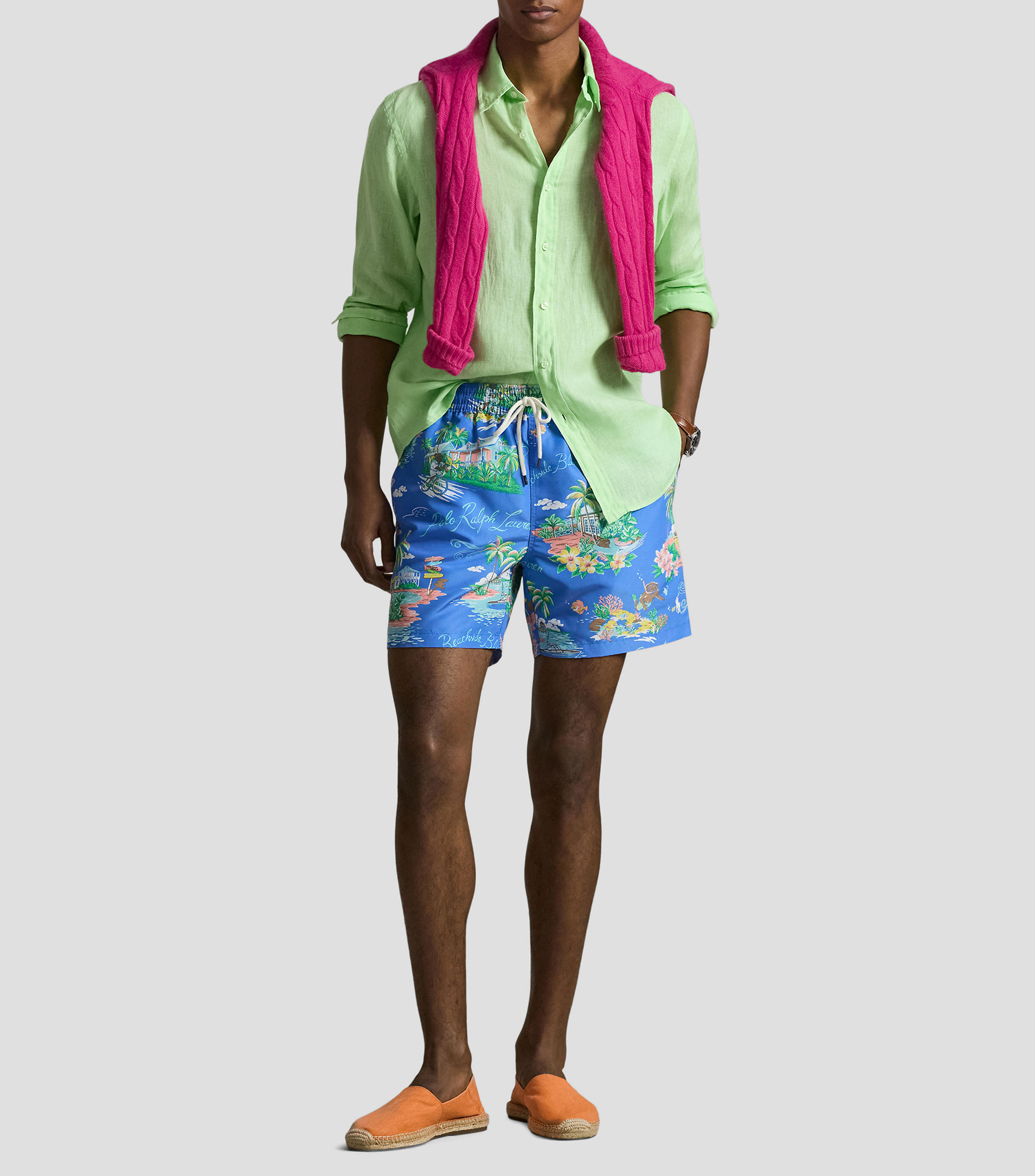 Traje de baño estampado Hombre