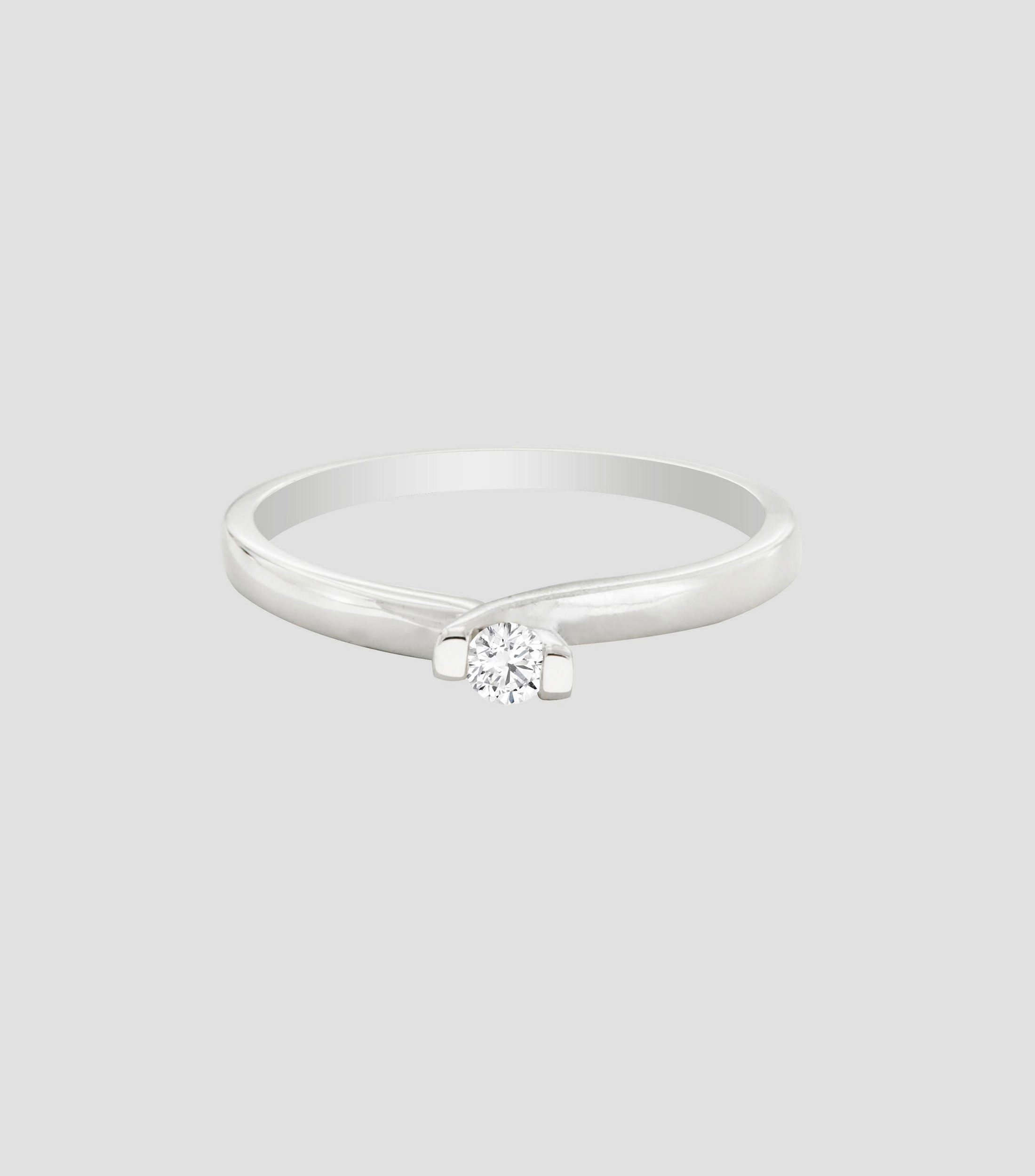 Anillo de promesa en oro Mujer