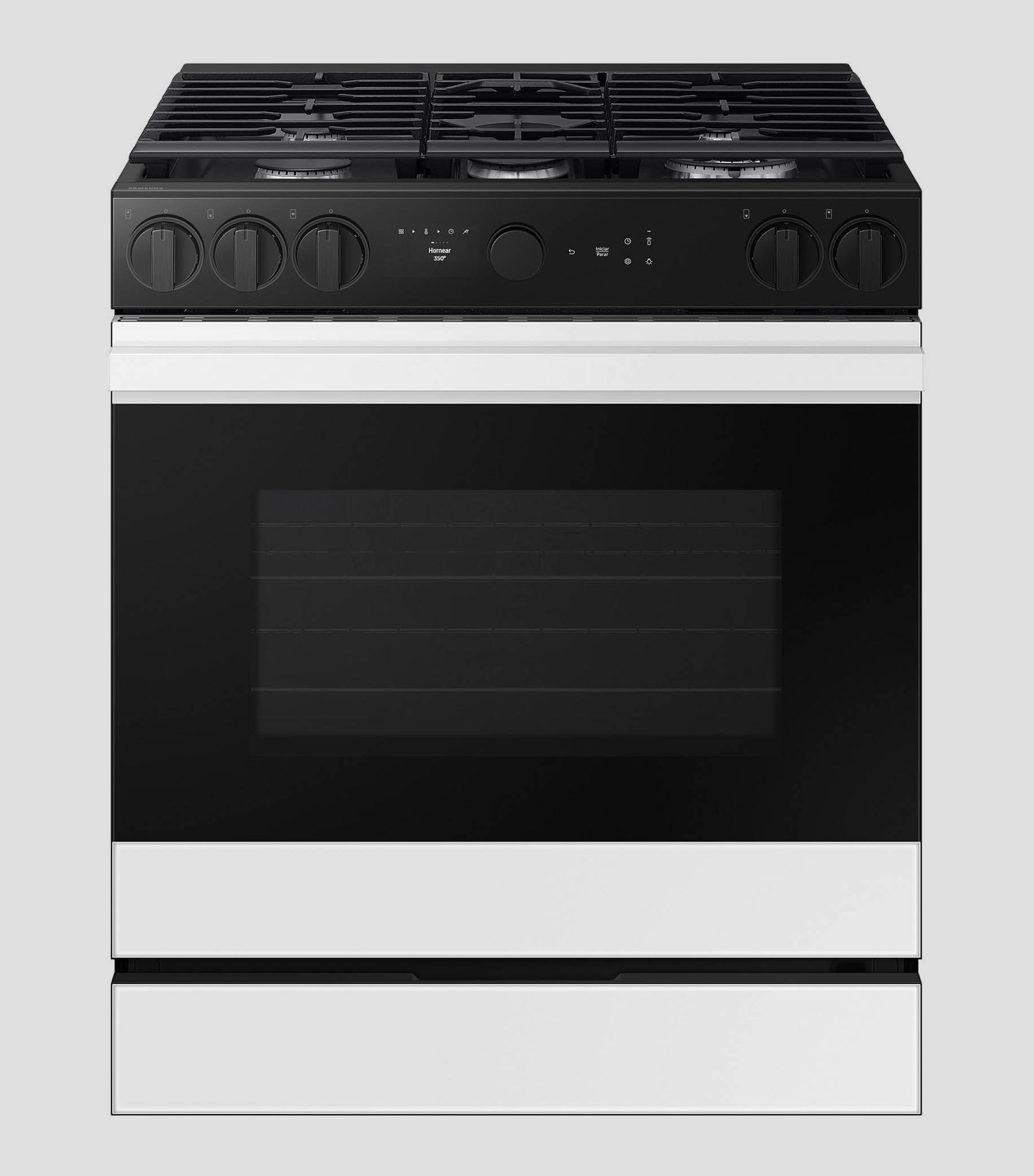 Estufa de Piso Bespoke de Gas LP 30 Blanco