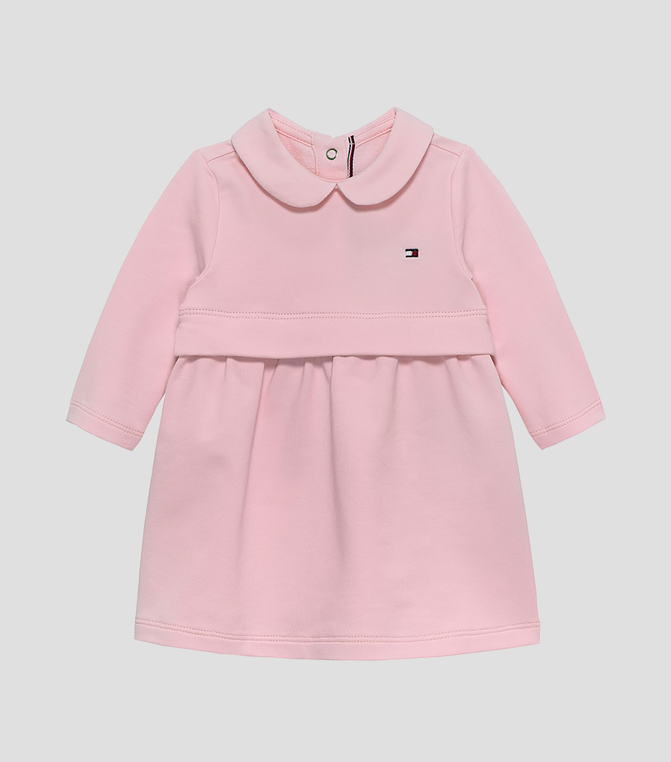 Vestido de manga larga liso Bebé