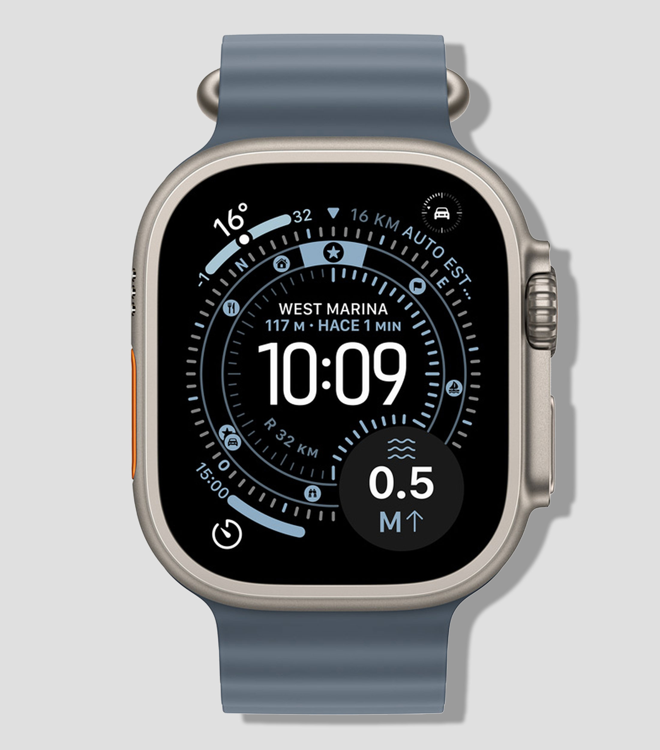 Apple Watch Ultra 3 GPS de 49 mm, Caja de Titanio