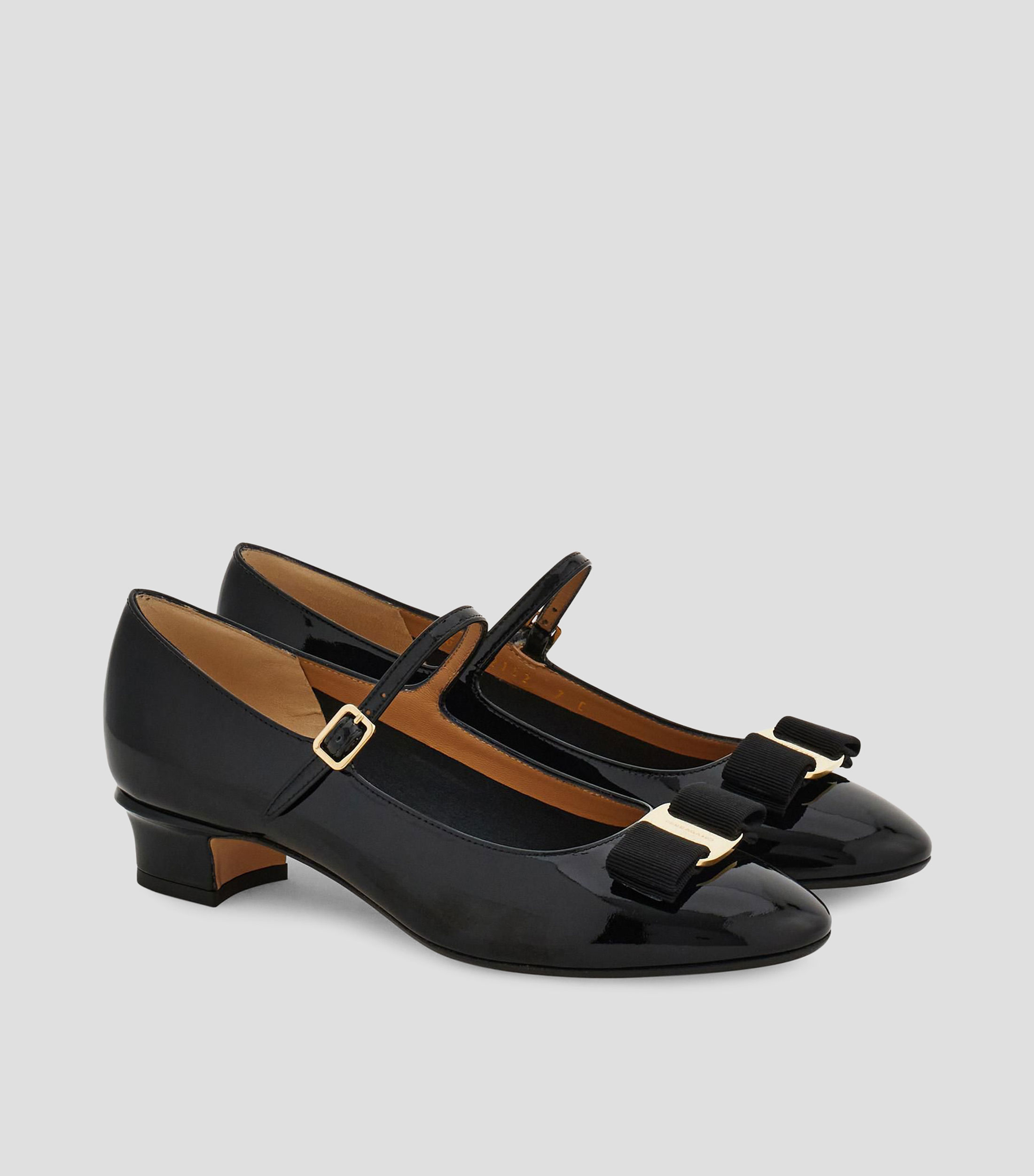 Zapatillas mary jane con tacón bajo cuadrado Mujer