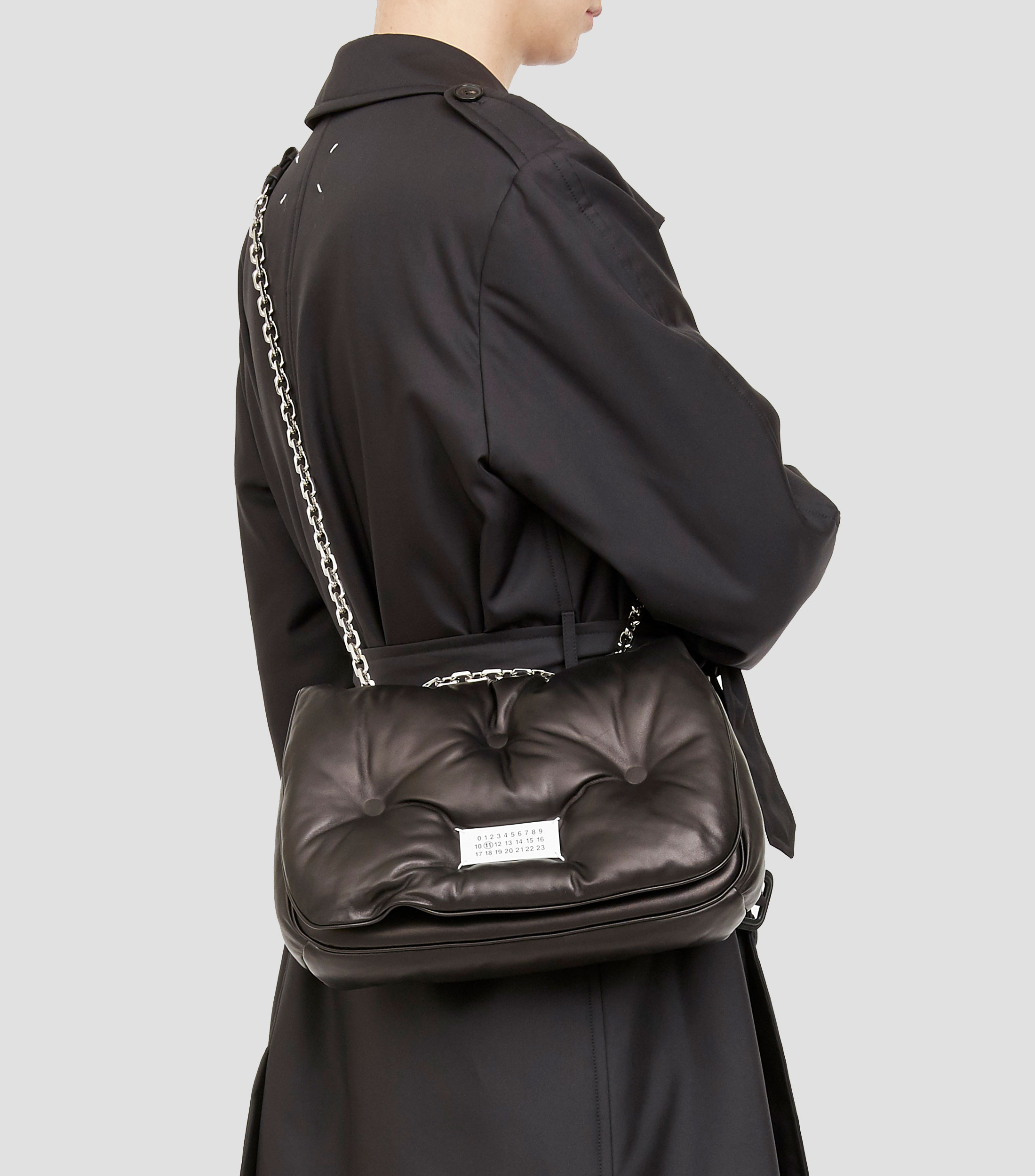 Bolsa shoulder en piel Glam Slam Mujer