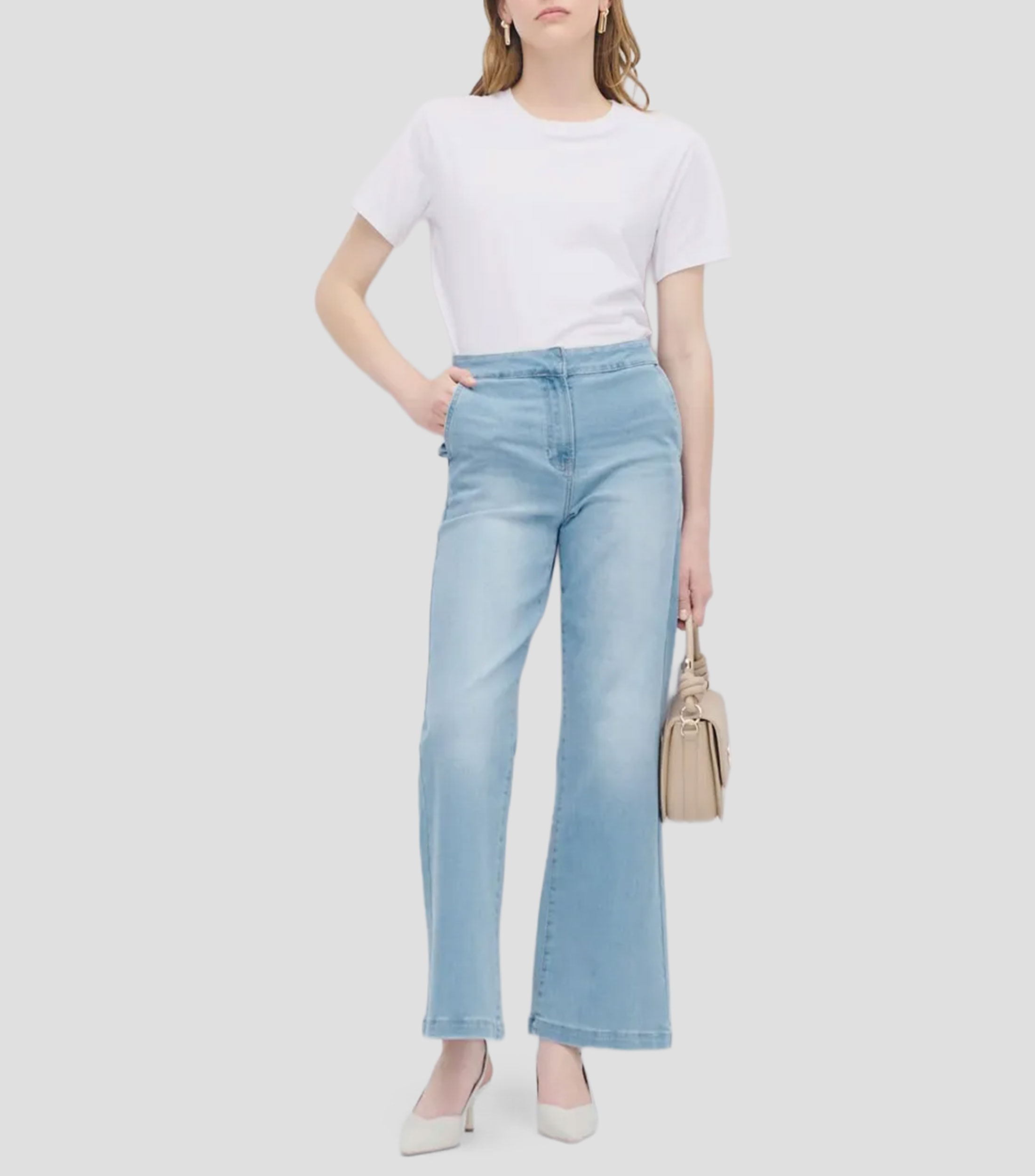 Jeans wideleg Mujer