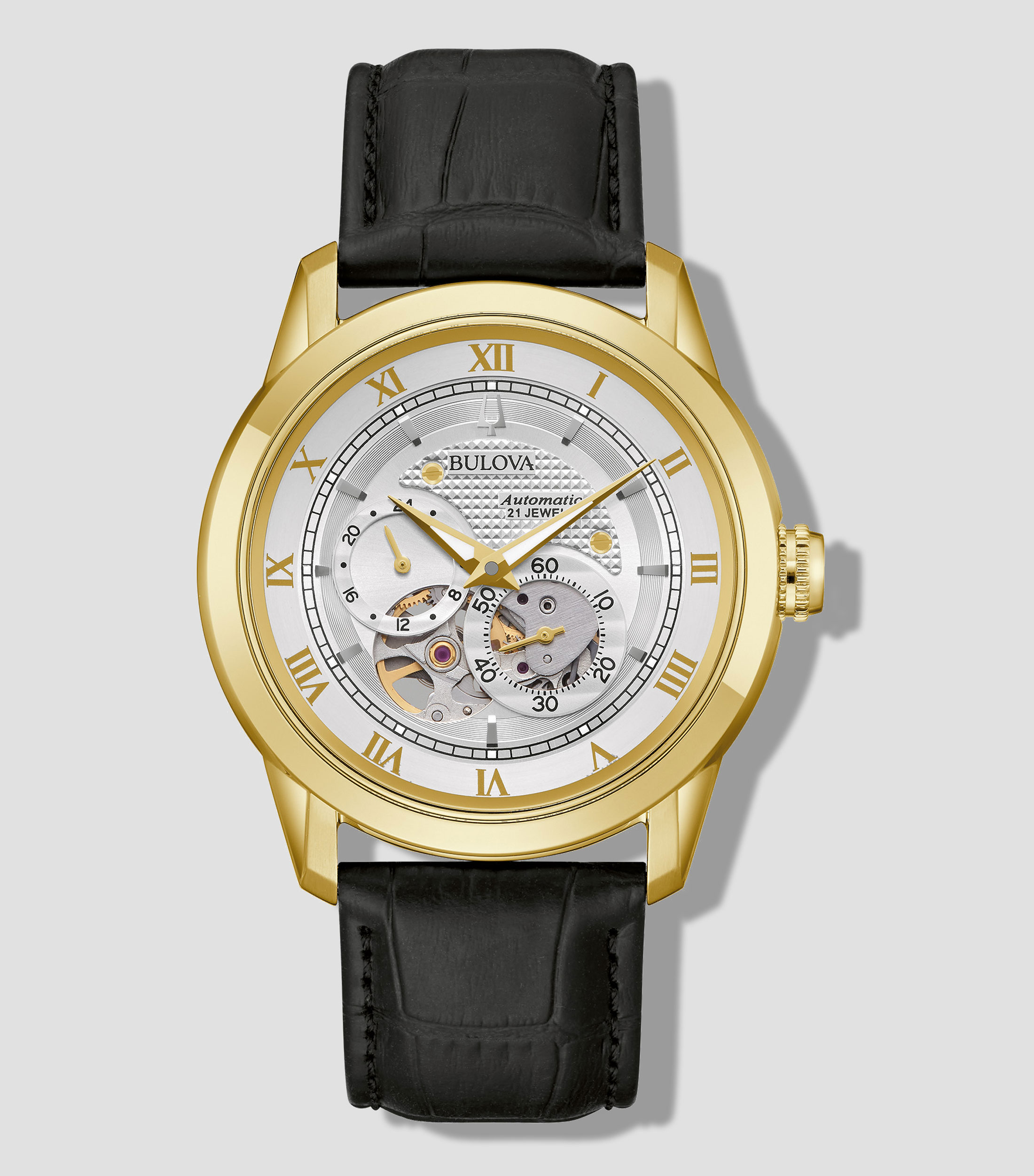 Reloj para Hombre Wilton Casual Blanco, Dorado