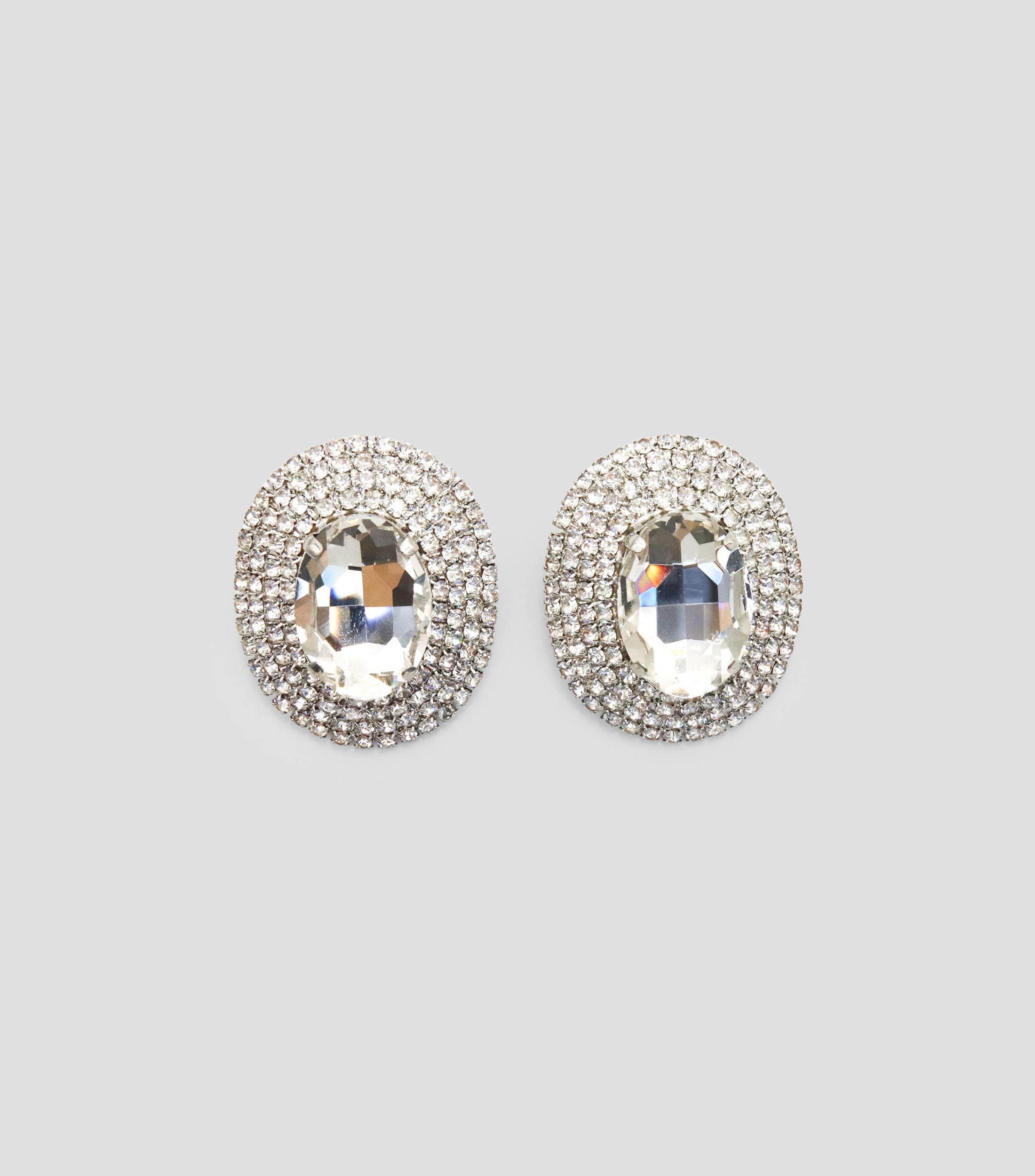 Aretes con cristales Mujer