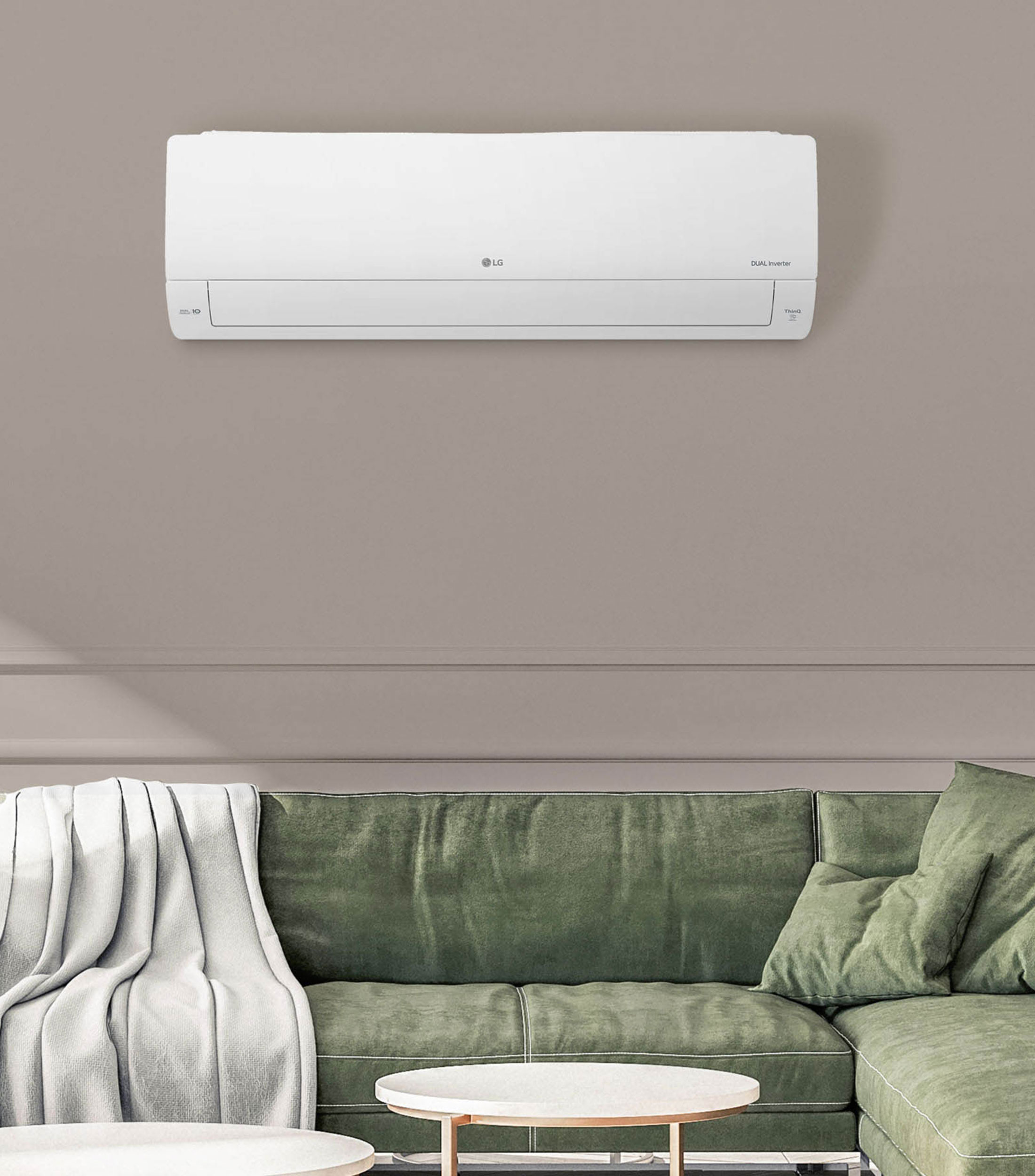 Aire Acondicionado Minisplit DUALCOOL Inverter VM242H9 22,000 BTU-h 2 Toneladas 220V Frío y Calor