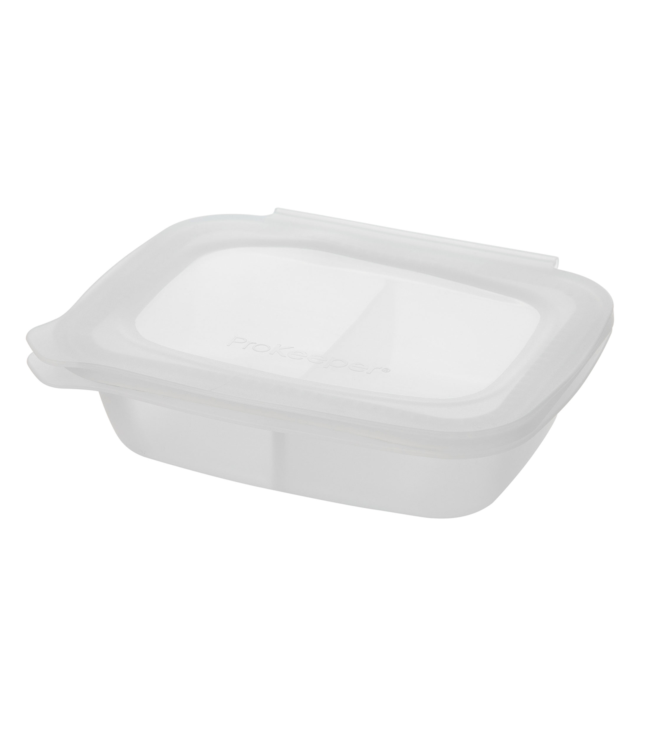 Contenedor para alimento con division