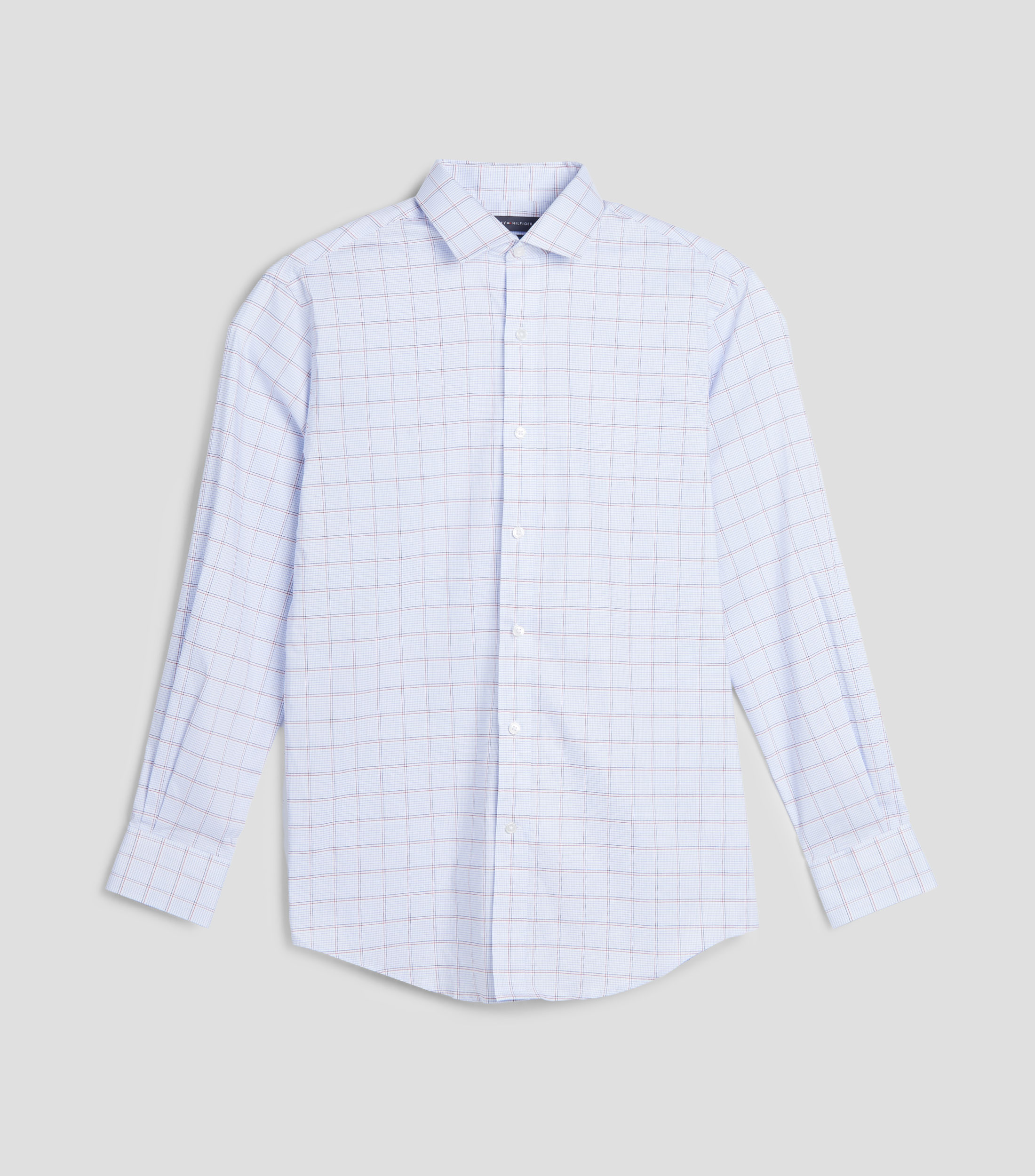 Camisa cuadros manga larga Hombre