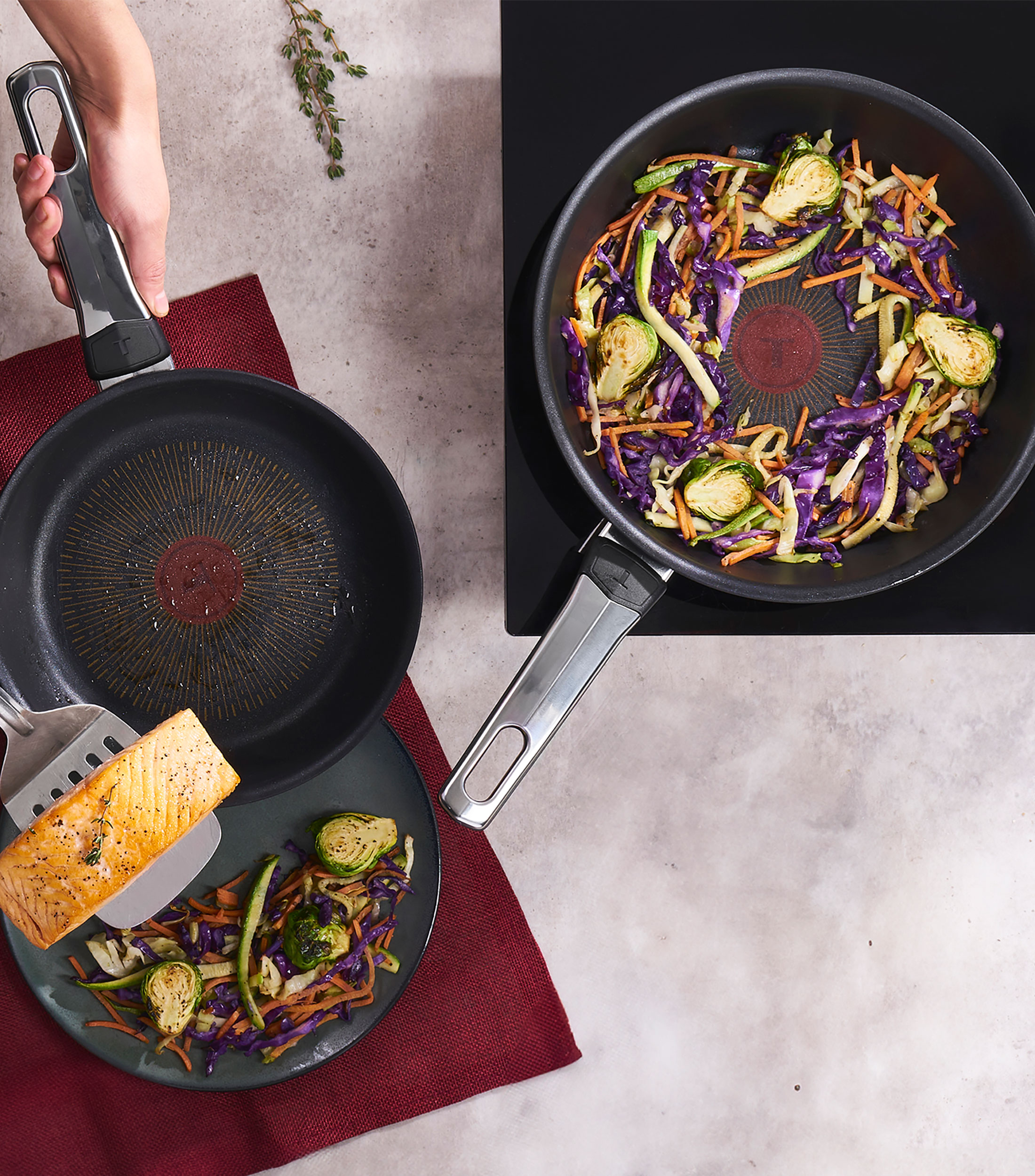 Batería de cocina en aluminio 10 Piezas Excellence