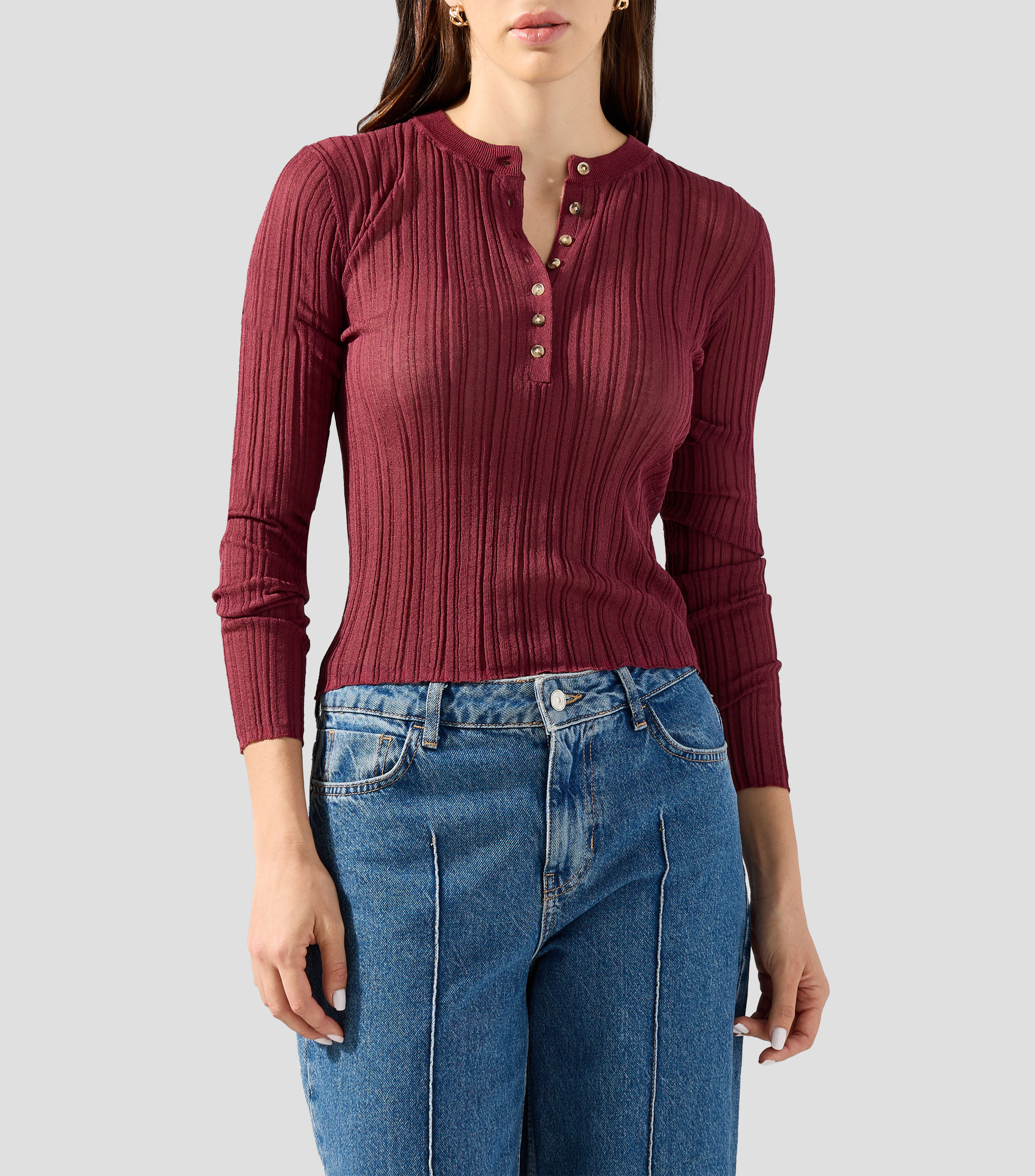 Blusa fantasía manga larga Mujer