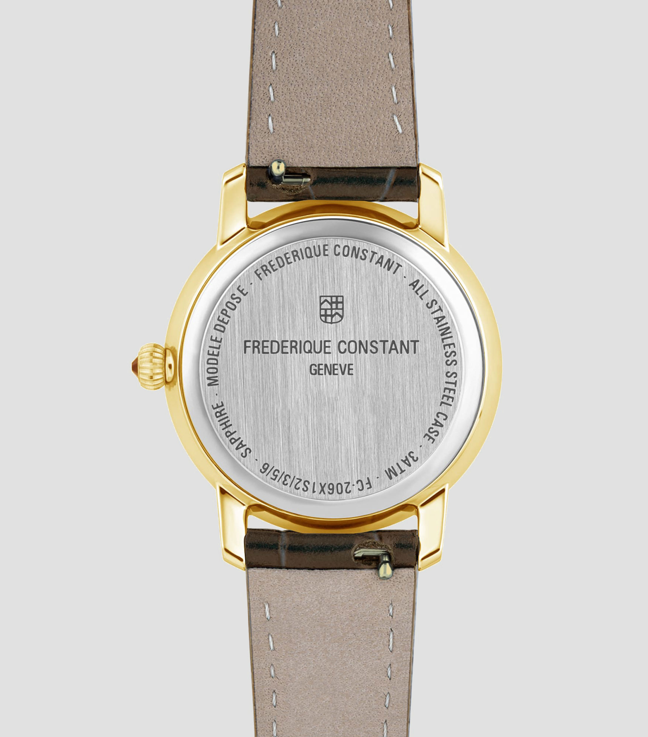 Reloj para Mujer Slimline Moonphase Lady casual dorado