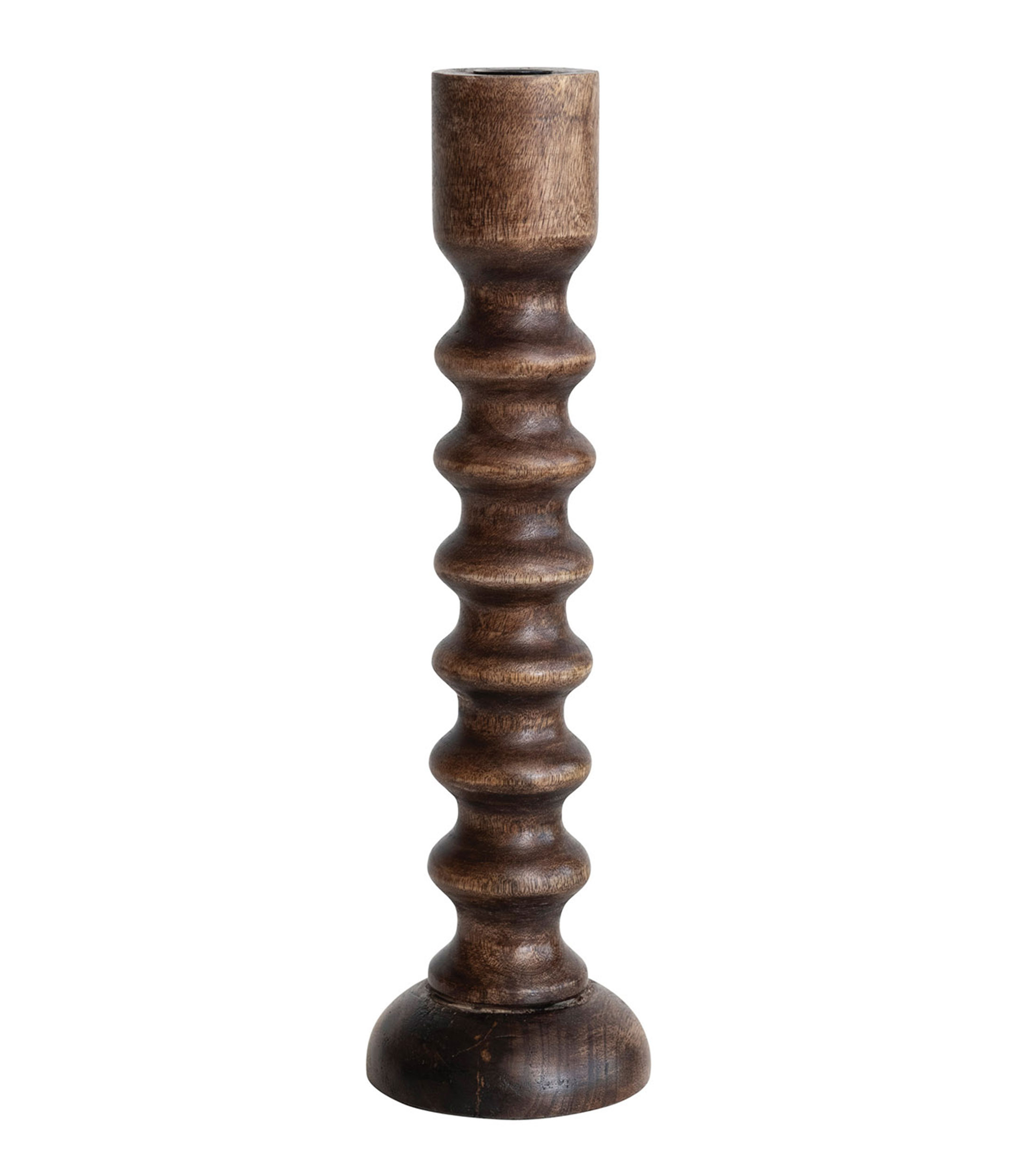 Portavela de madera
