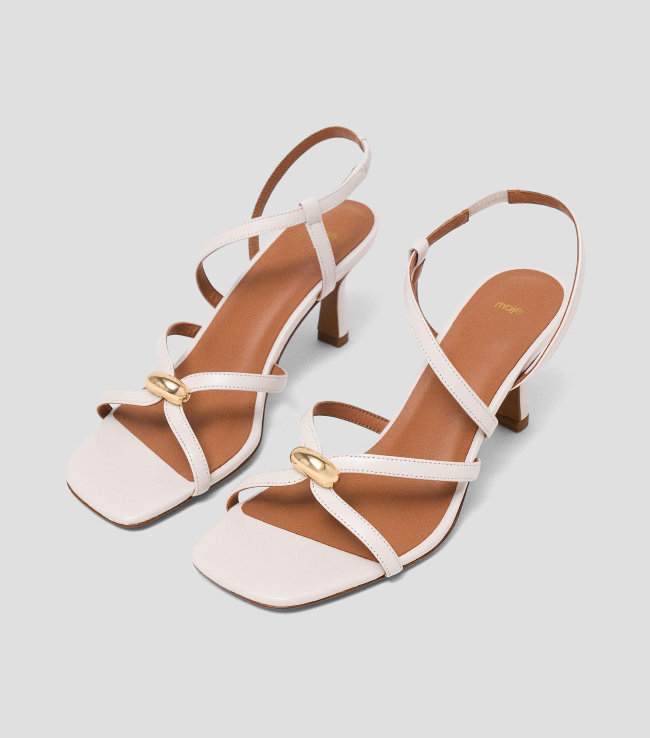 Sandalias con tacón medio ancho Fiveta Mujer