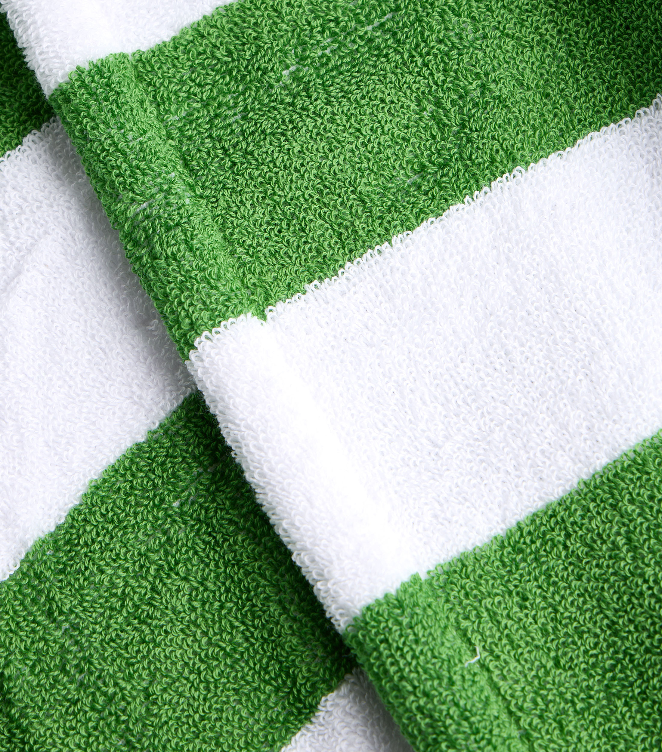 Toalla para perro S verde/blanco