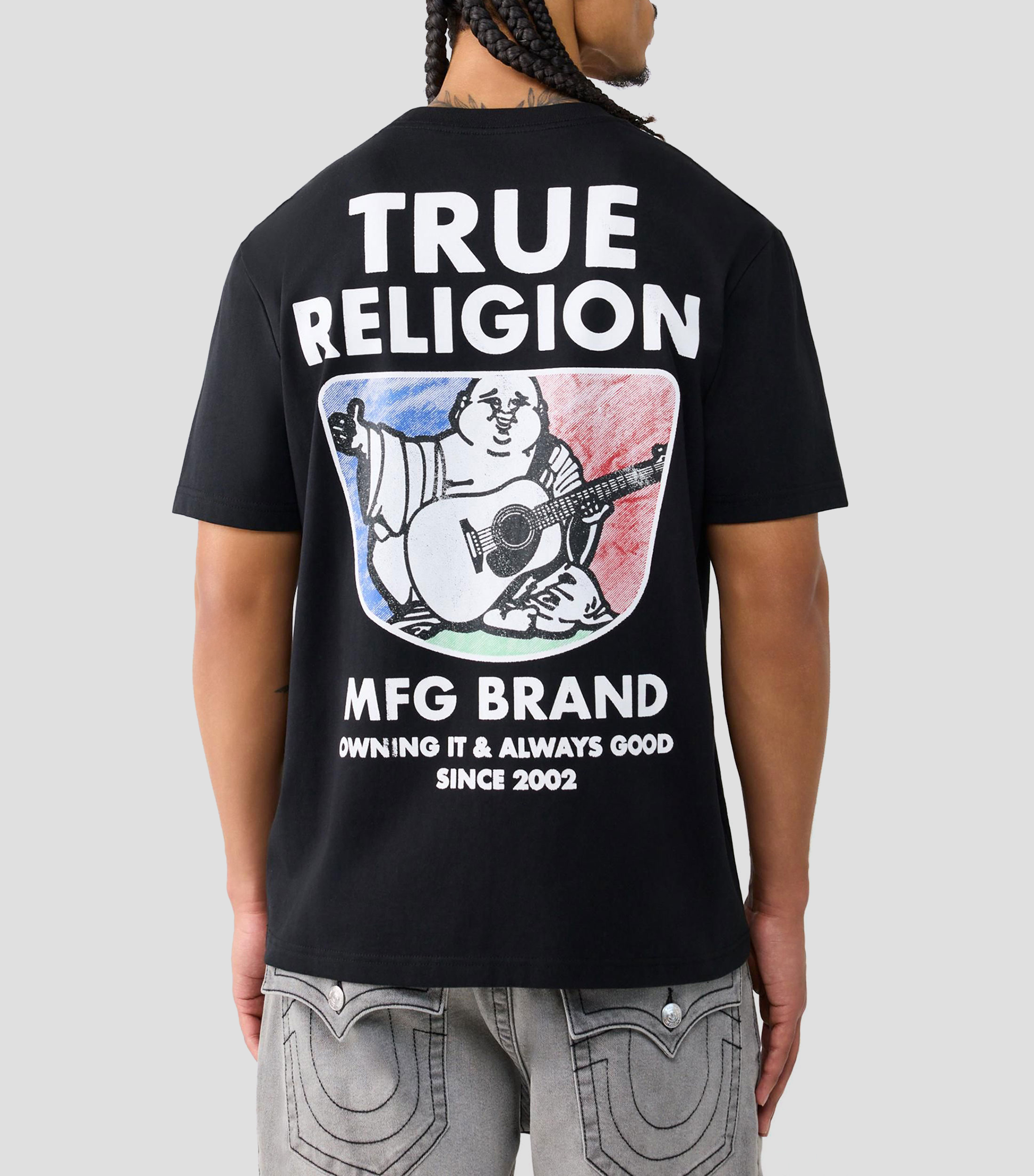 Playera cuello redondo manga corta lisa Hombre