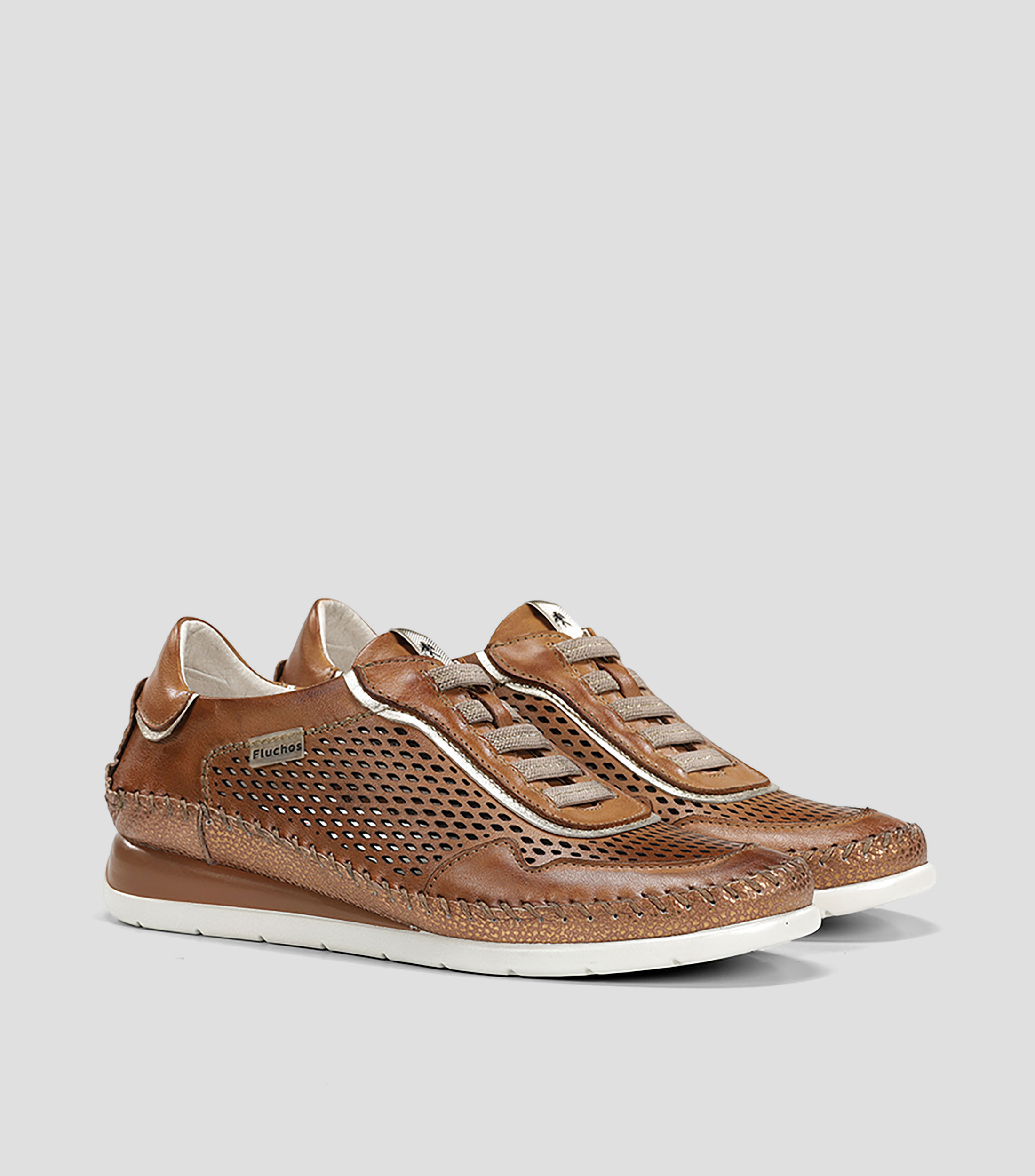 Tenis casual en piel Sella Mujer