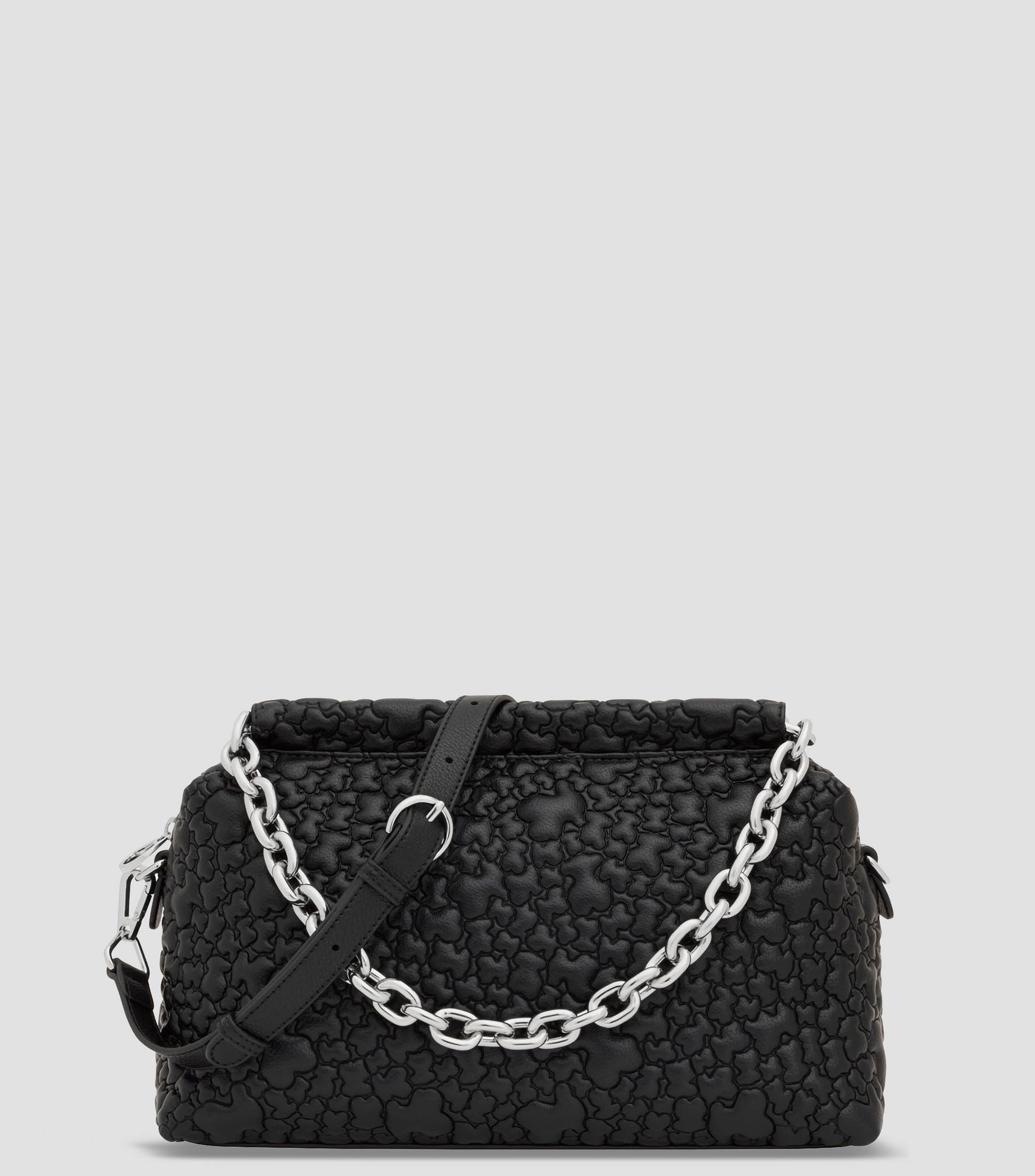 Bolsa shoulder Bowling negro monogram Mujer
