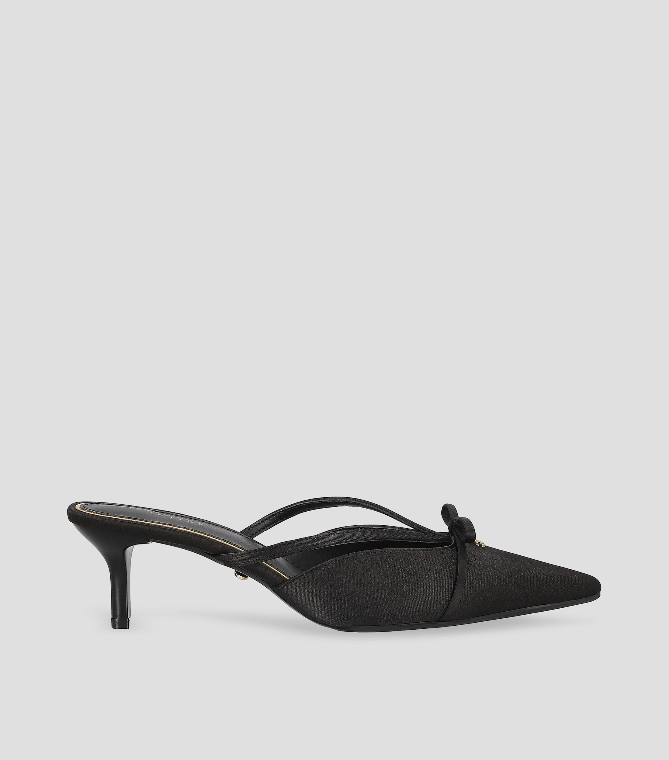 Zuecos con tacón delgado de 5 cm Mujer