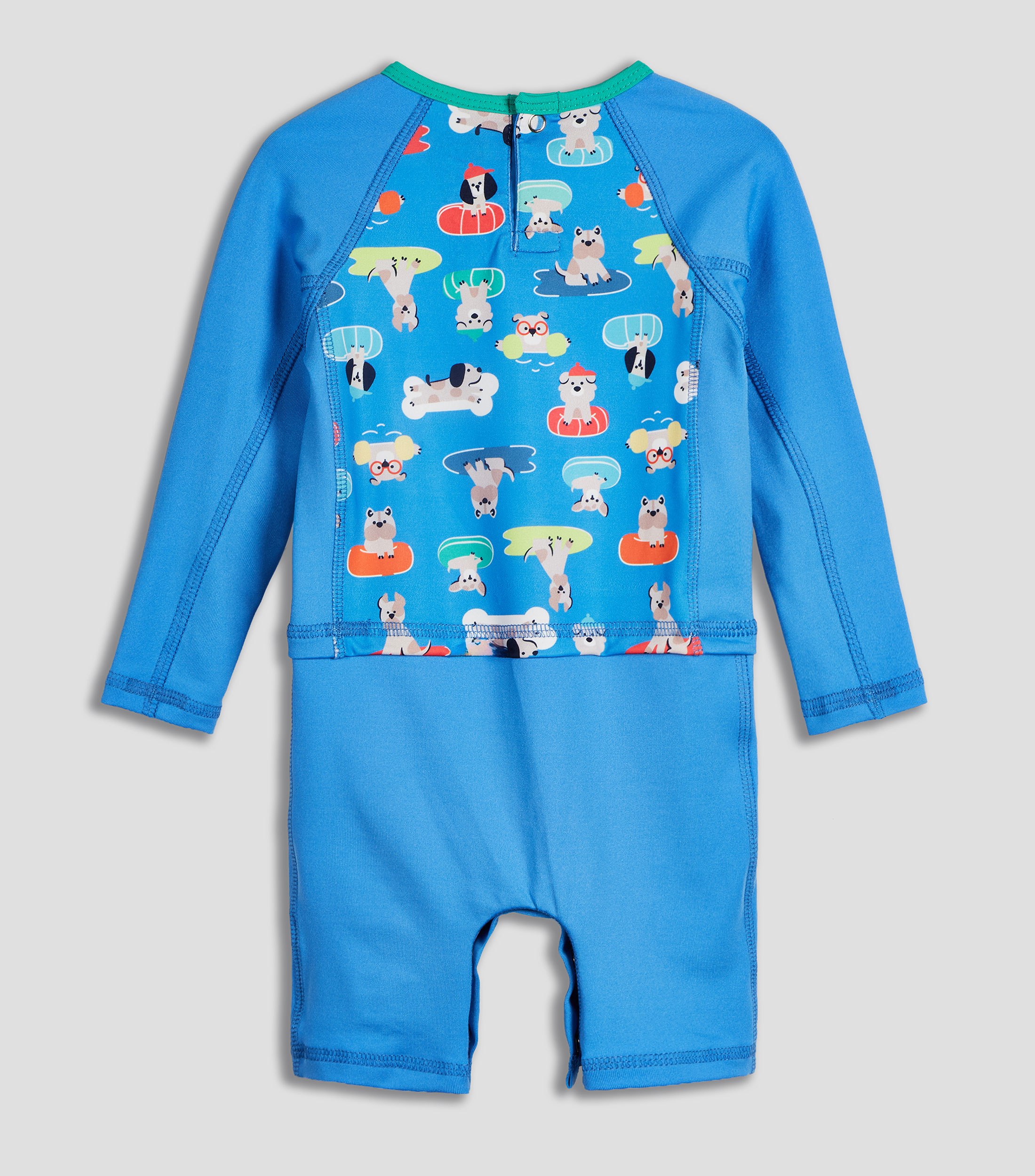 Traje de baño largo completo estampado Bebé