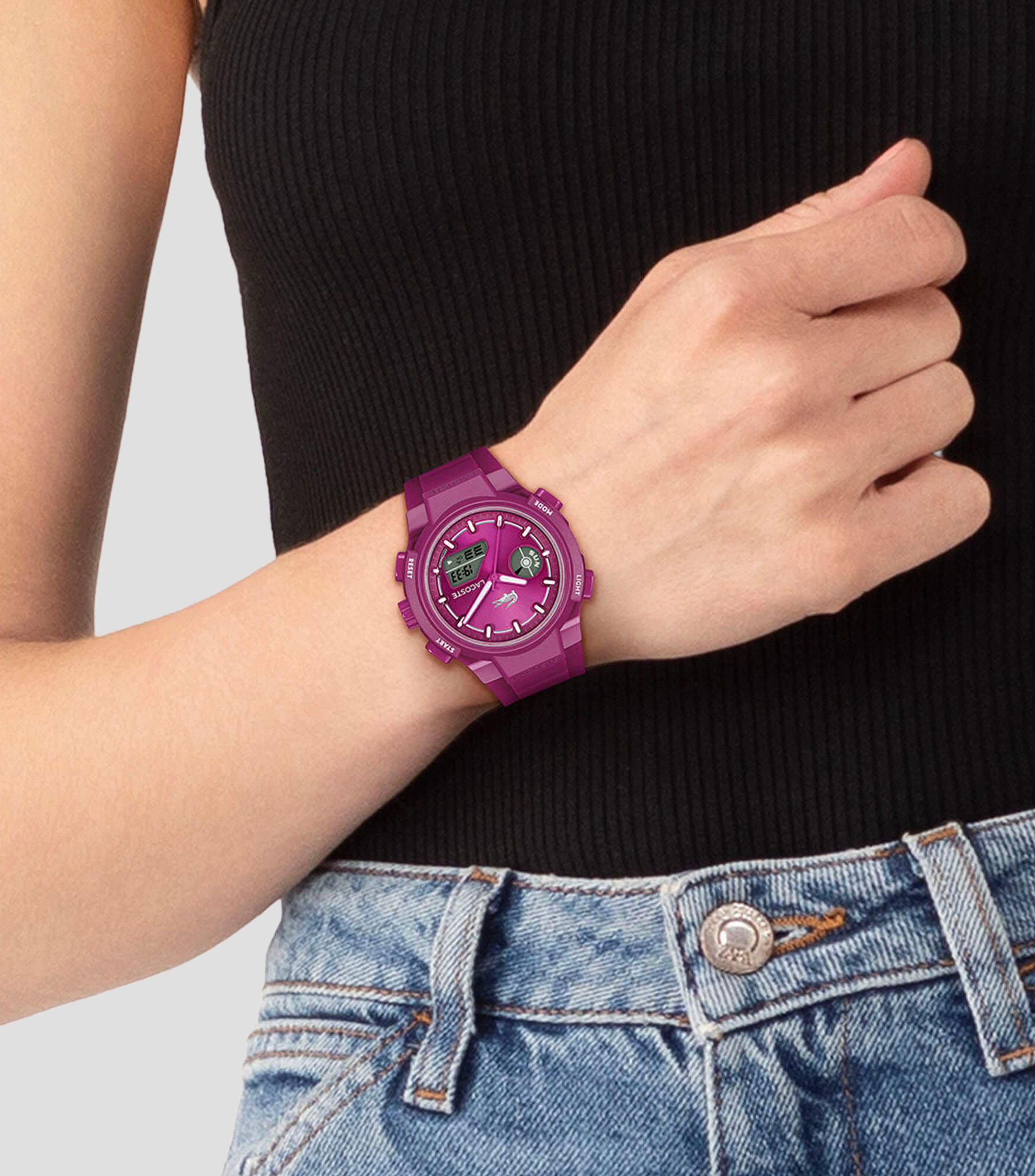 Reloj Unisex Deportivo Rosa