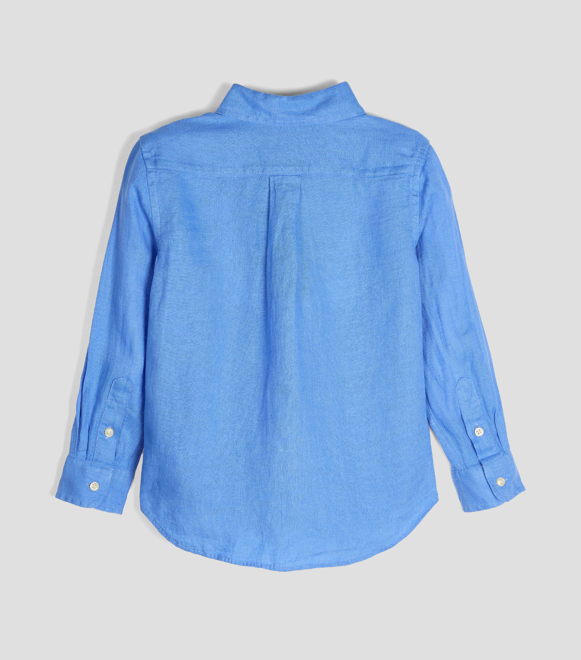 Camisa lisa manga larga Bebé