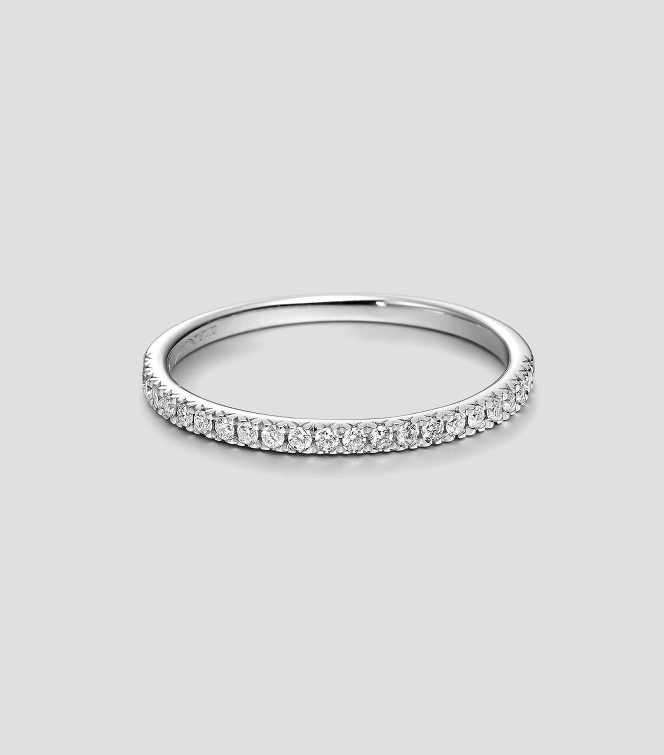 Anillo en Oro blanco con Diamantes Mujer