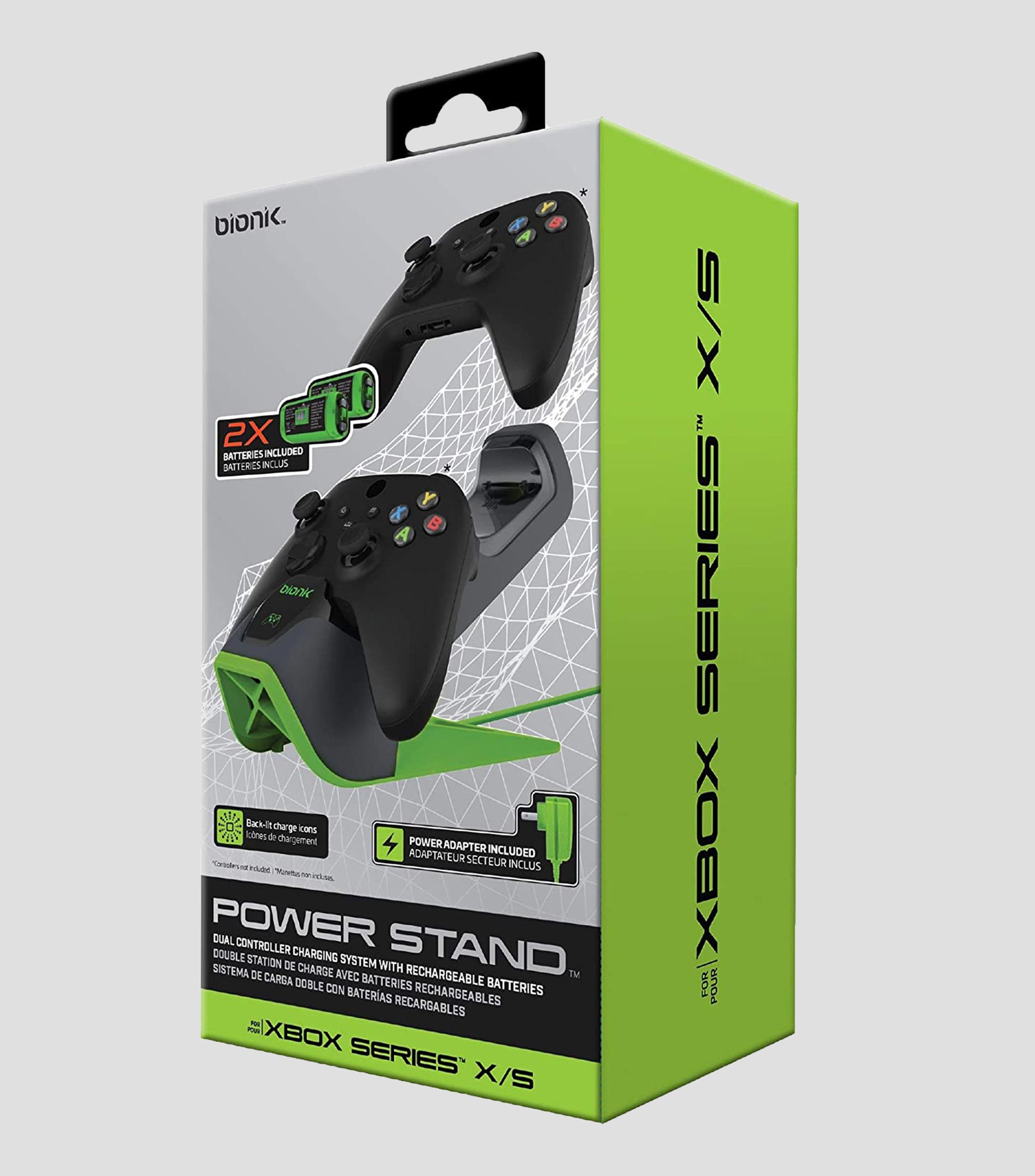 Base de carga Powerstand para controles de Xbox Series X - S negro
