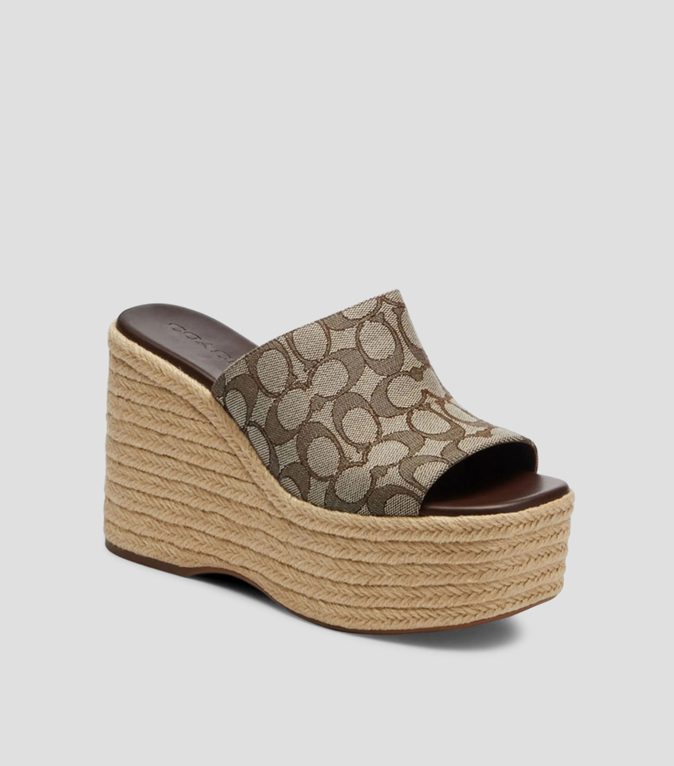 Alpargatas Wedge Jaqcuard con tacón alto de cuña Mujer