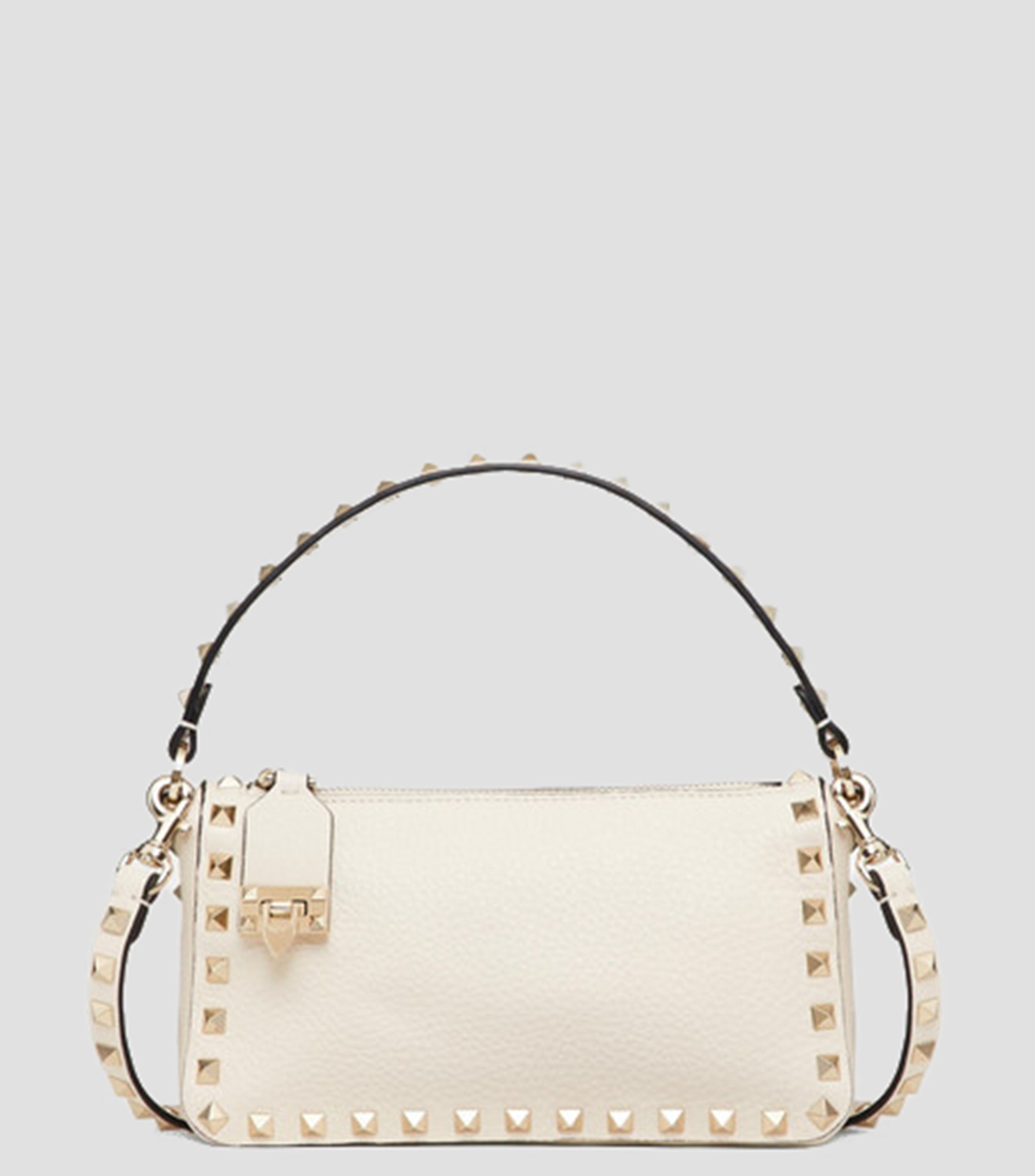 Bolsa crossbody de cuero Rockstud con estoperoles Mujer