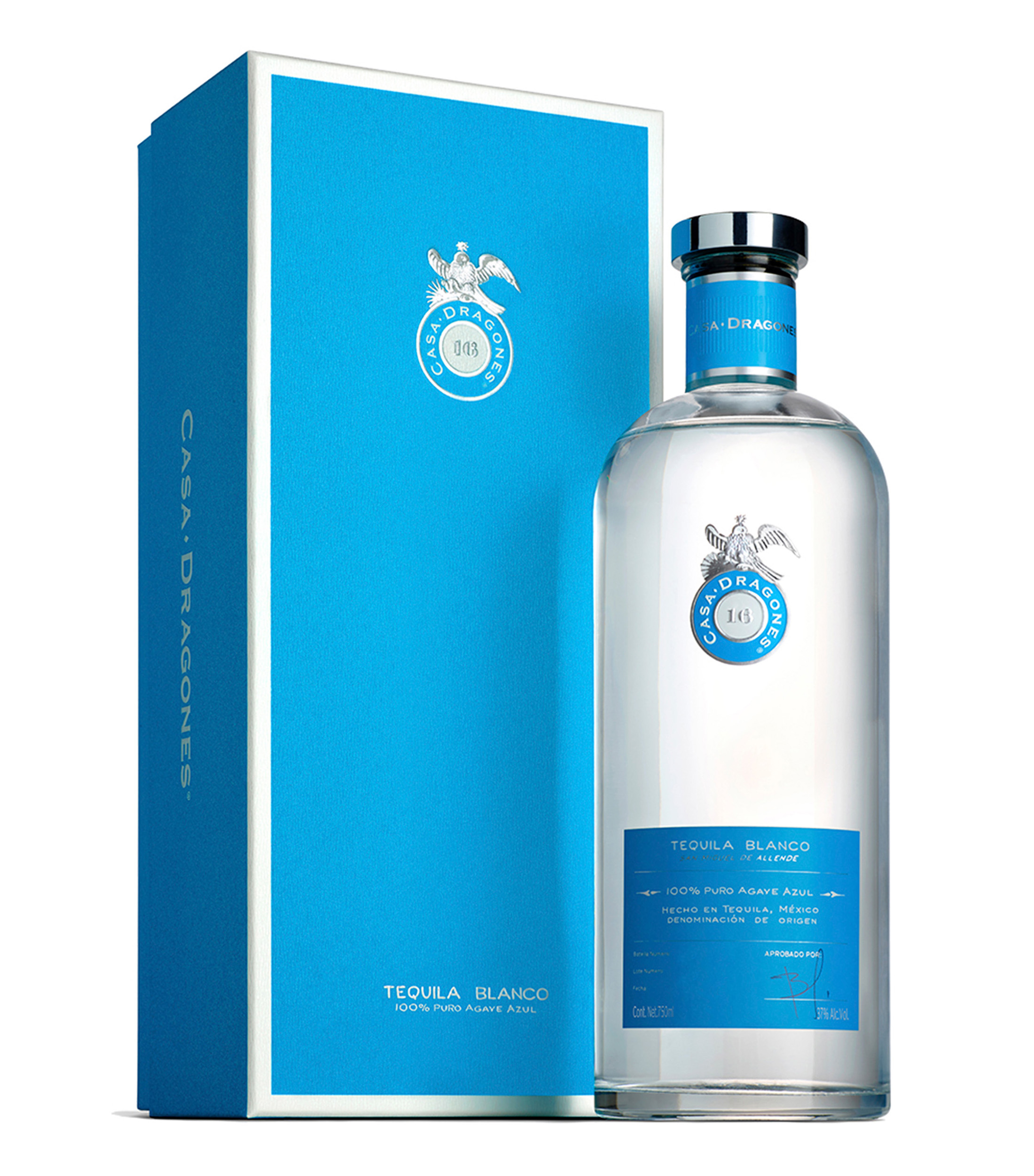Tequila Blanco Casa Dragones, 750 ml