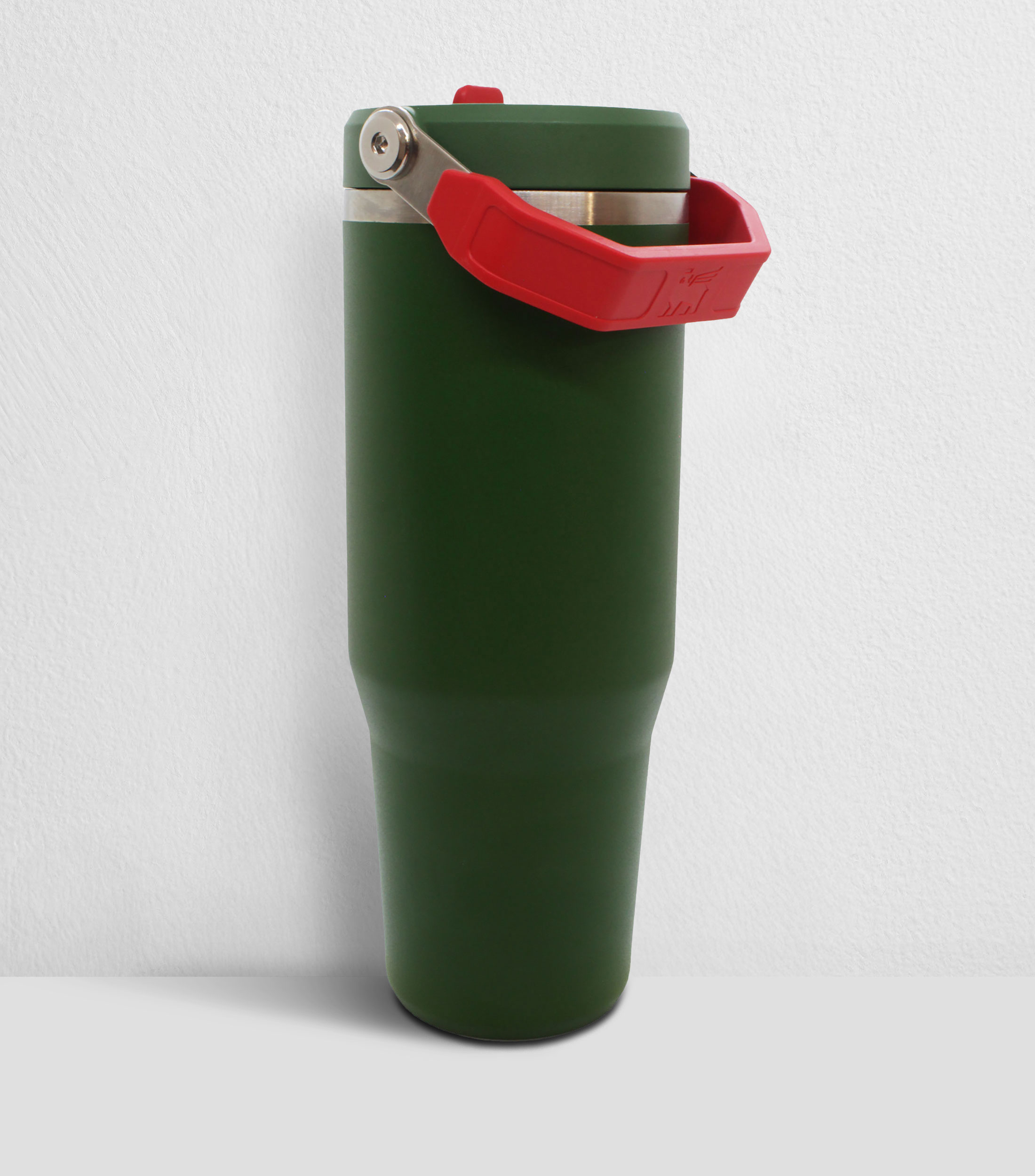 Termo México en acero inoxidable con popote, 887 ml