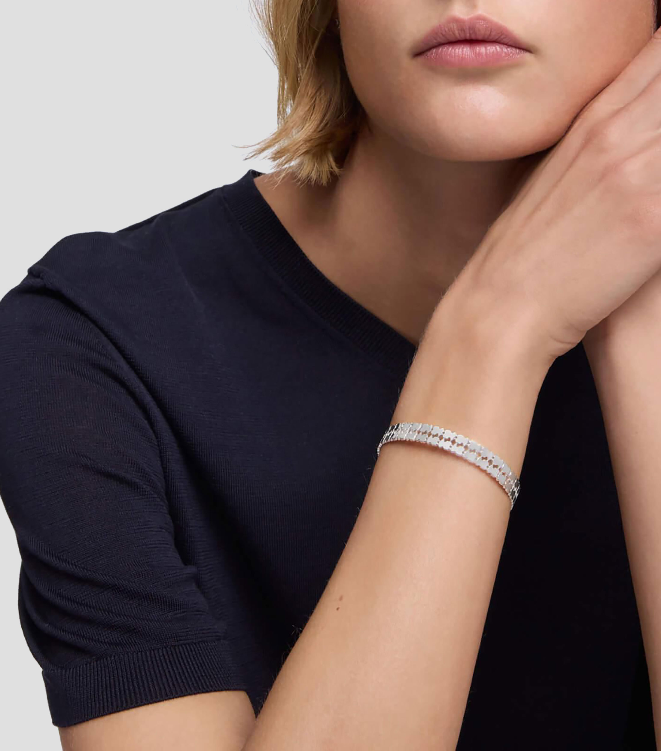 Pulsera Sweet 40s en plata Mujer