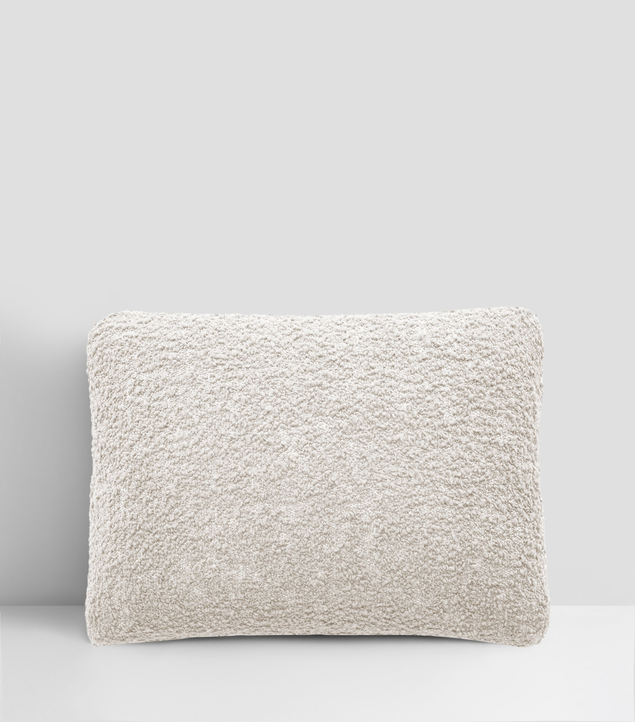 Cojín decorativo Curly blanco