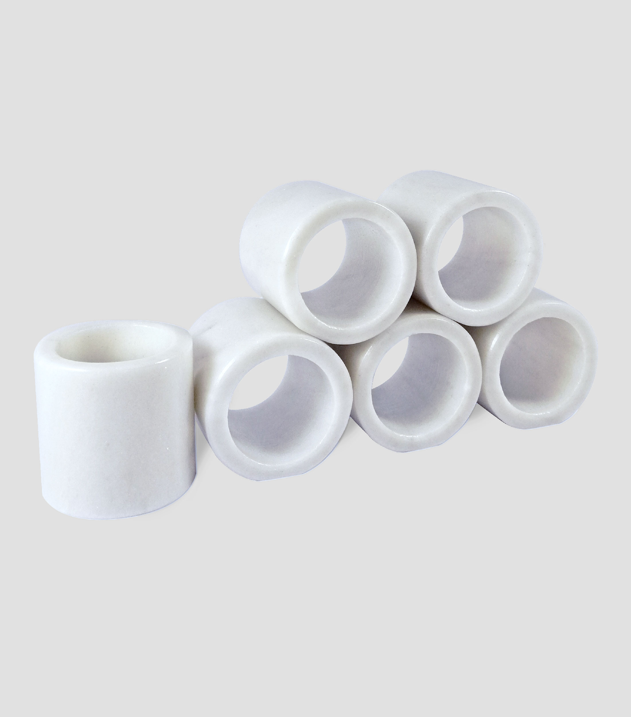 Set 6 anillos para servilletas en mármol