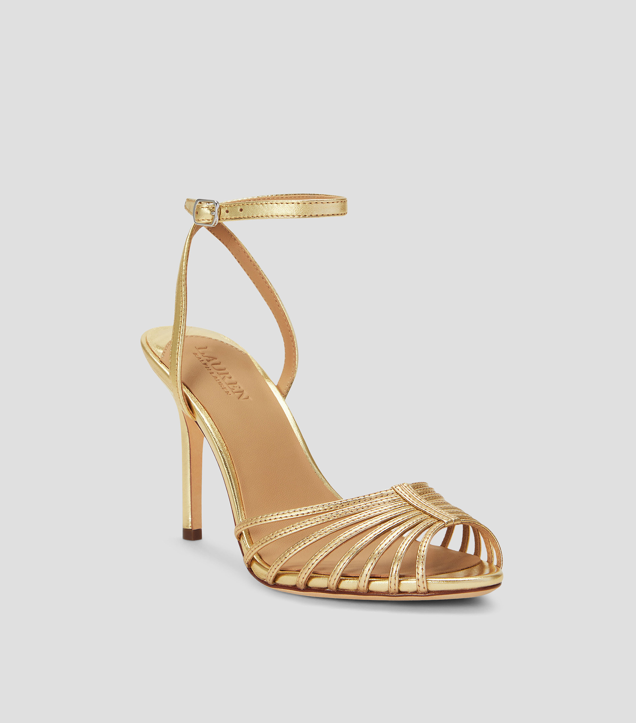Sandalias con tacón alto delgado Mujer