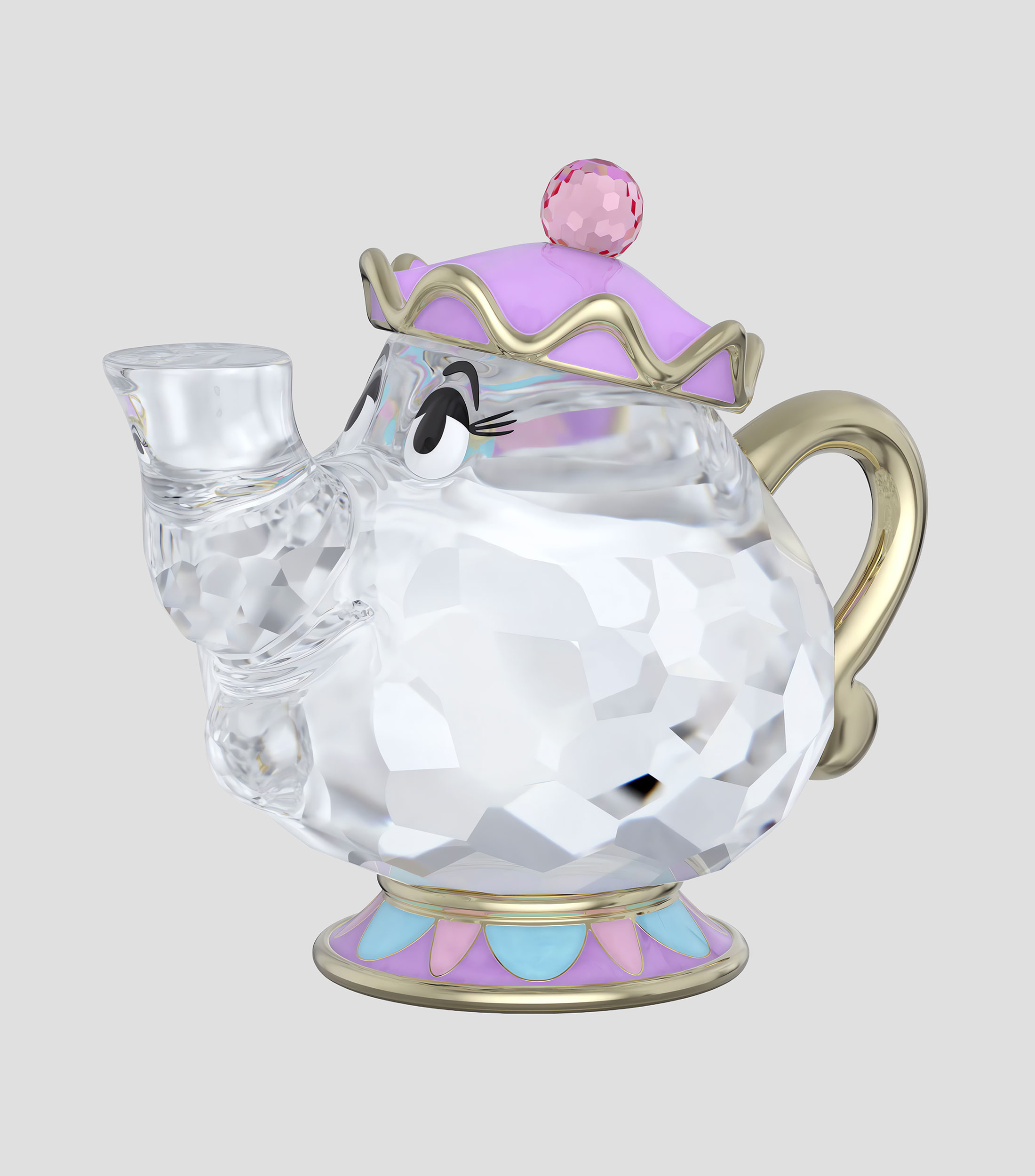 Figura decorativa Beauty And The Beast Mrs. Potts en cristal