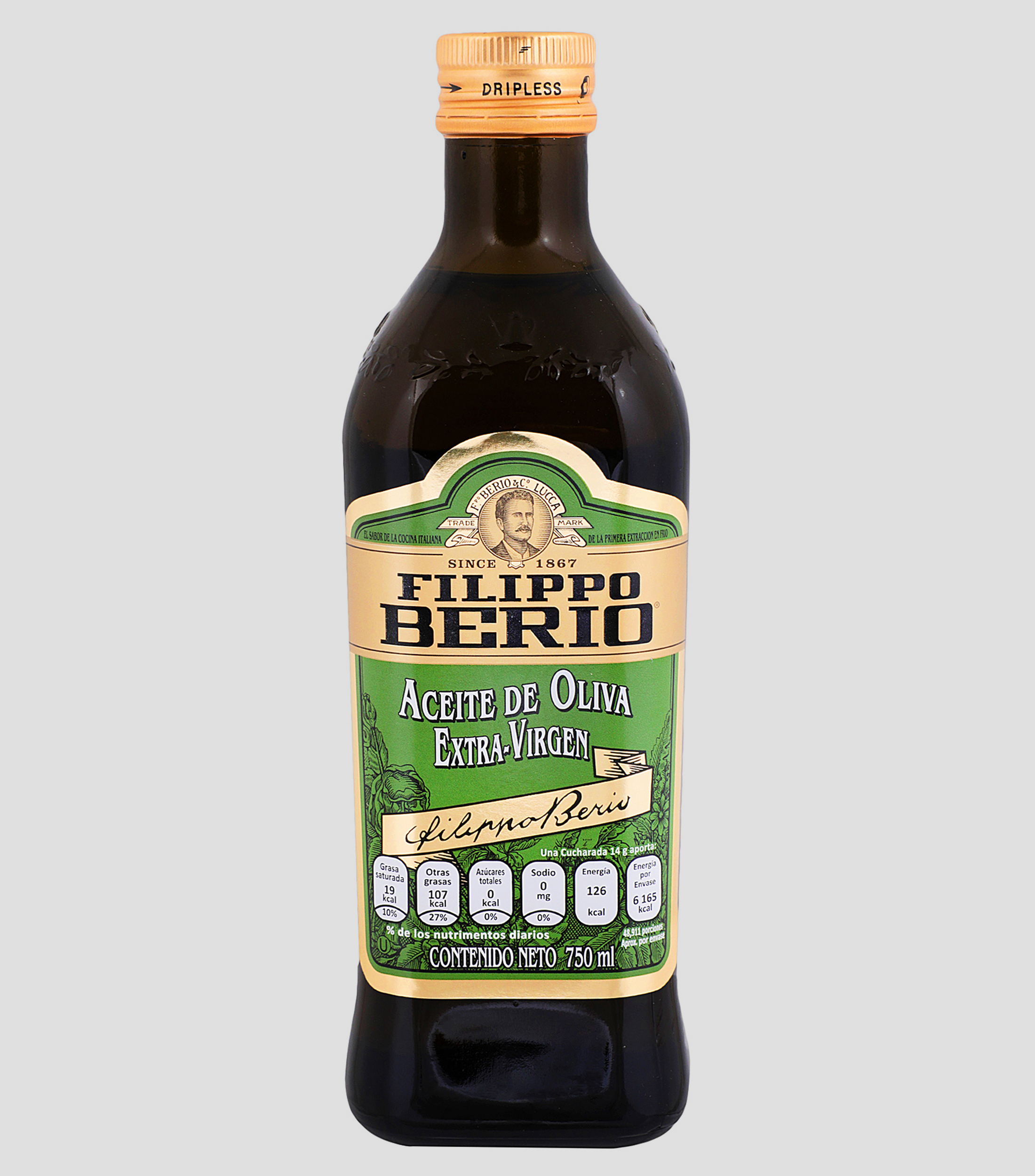Aceite de Oliva Extra Virgen, 750 ml