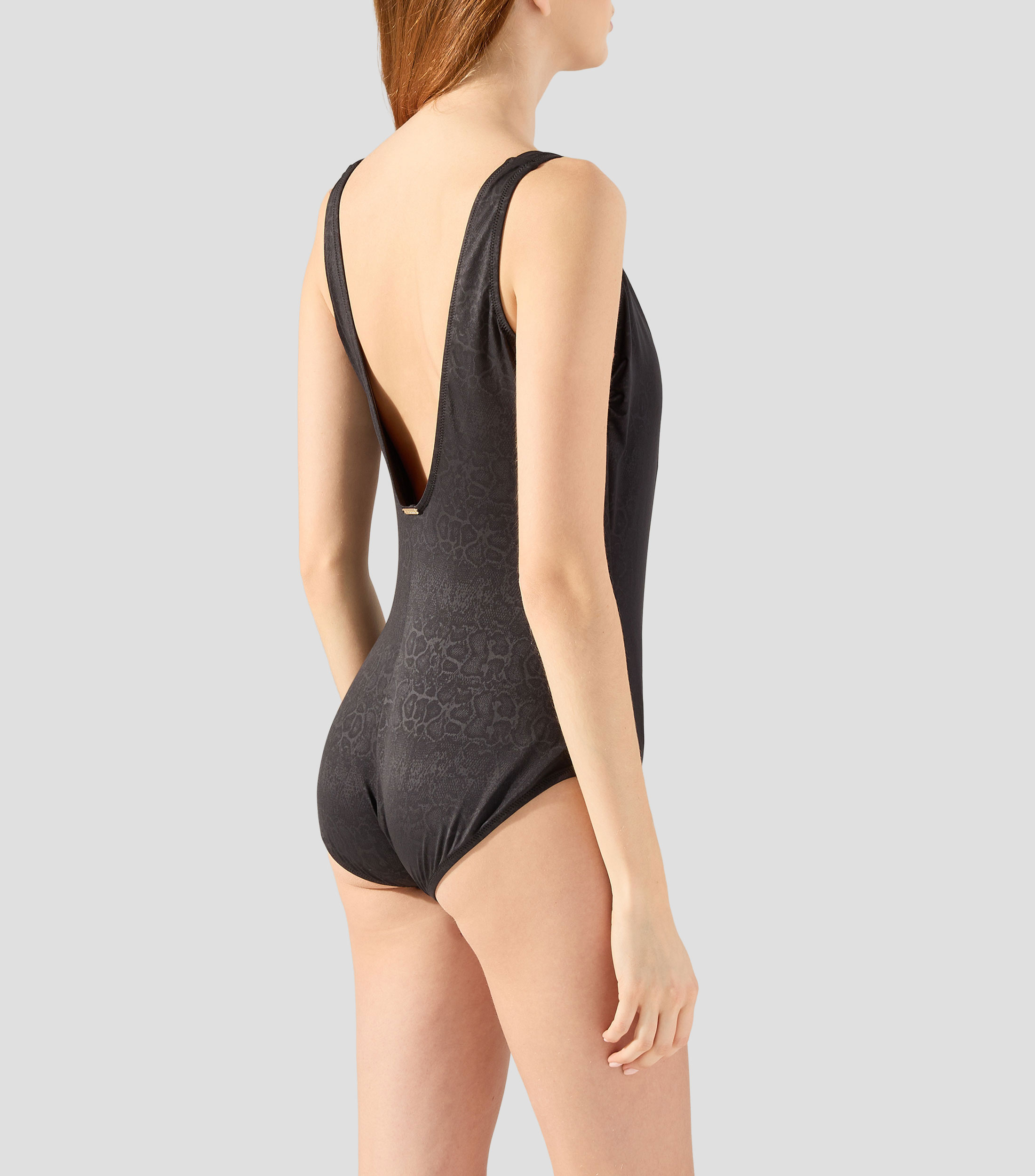 Traje de baño maillot Plain estampado Mujer