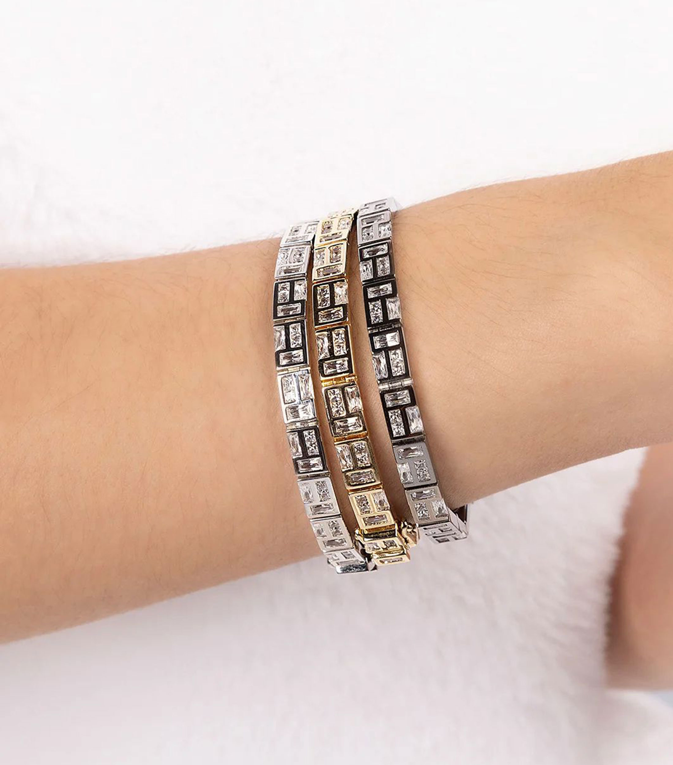 Brazalete con circonia Mujer