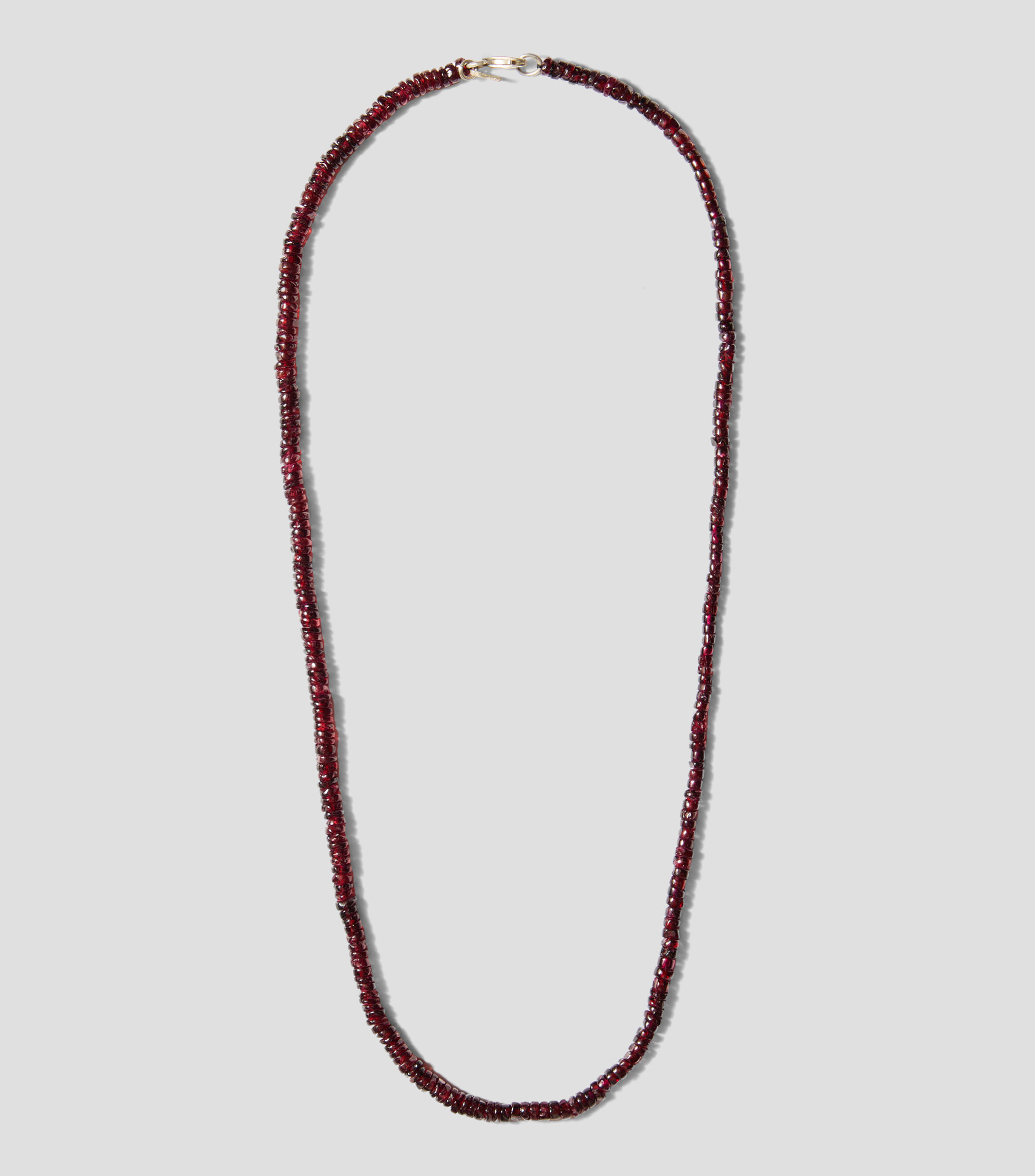 Collar Circular con Granate Hombre