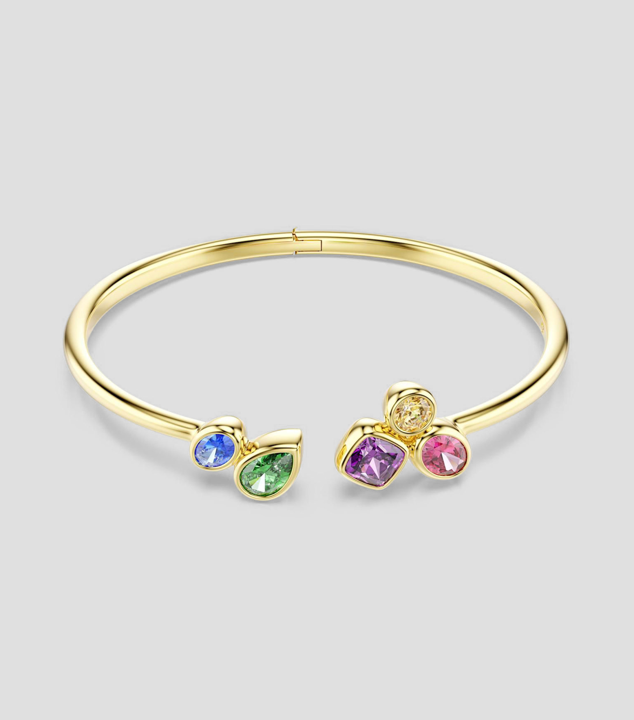 Brazalete con cristales en cortes mixtos multicolor Imber Mujer