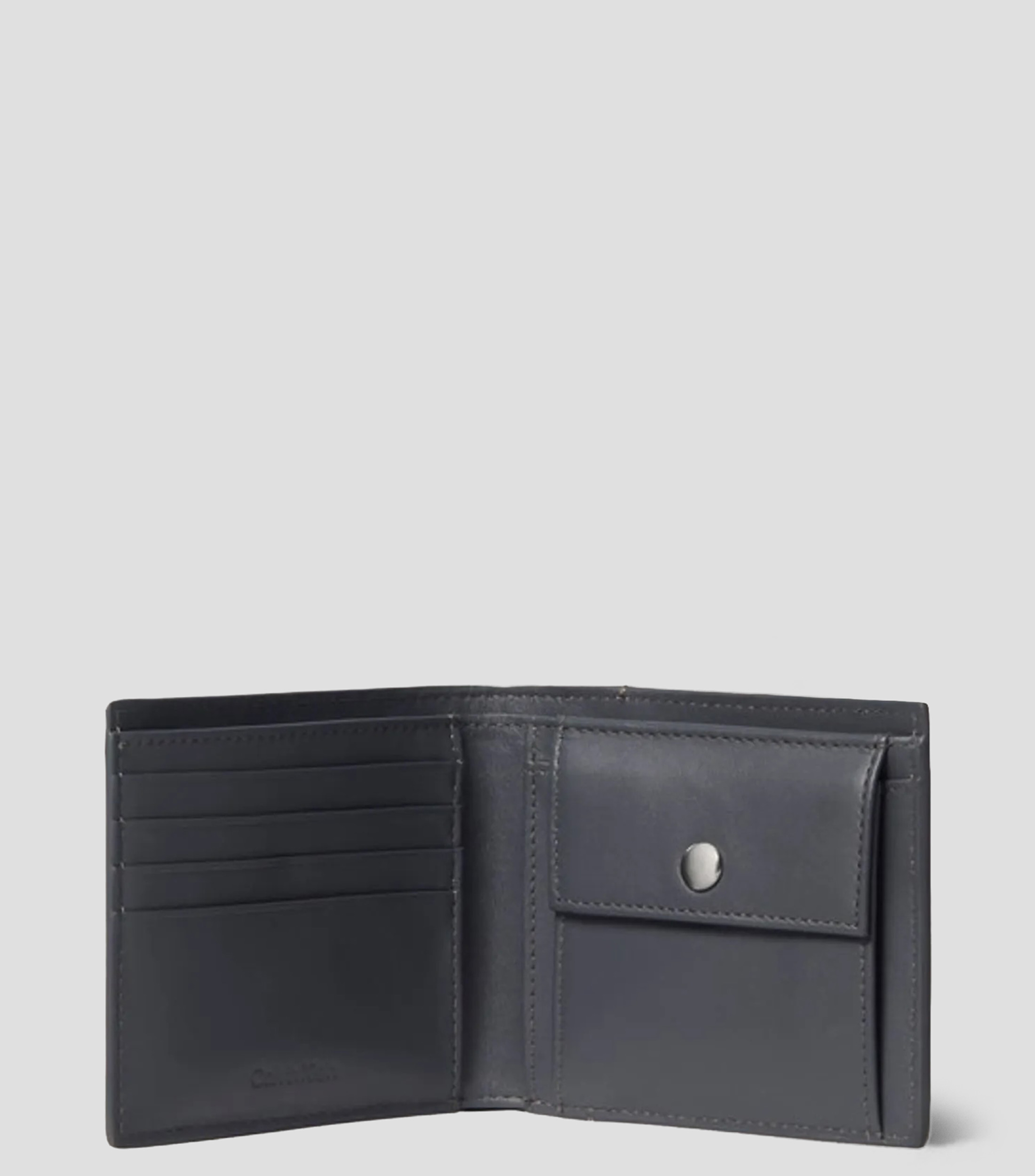 Cartera bifold con estampado monogram Hombre