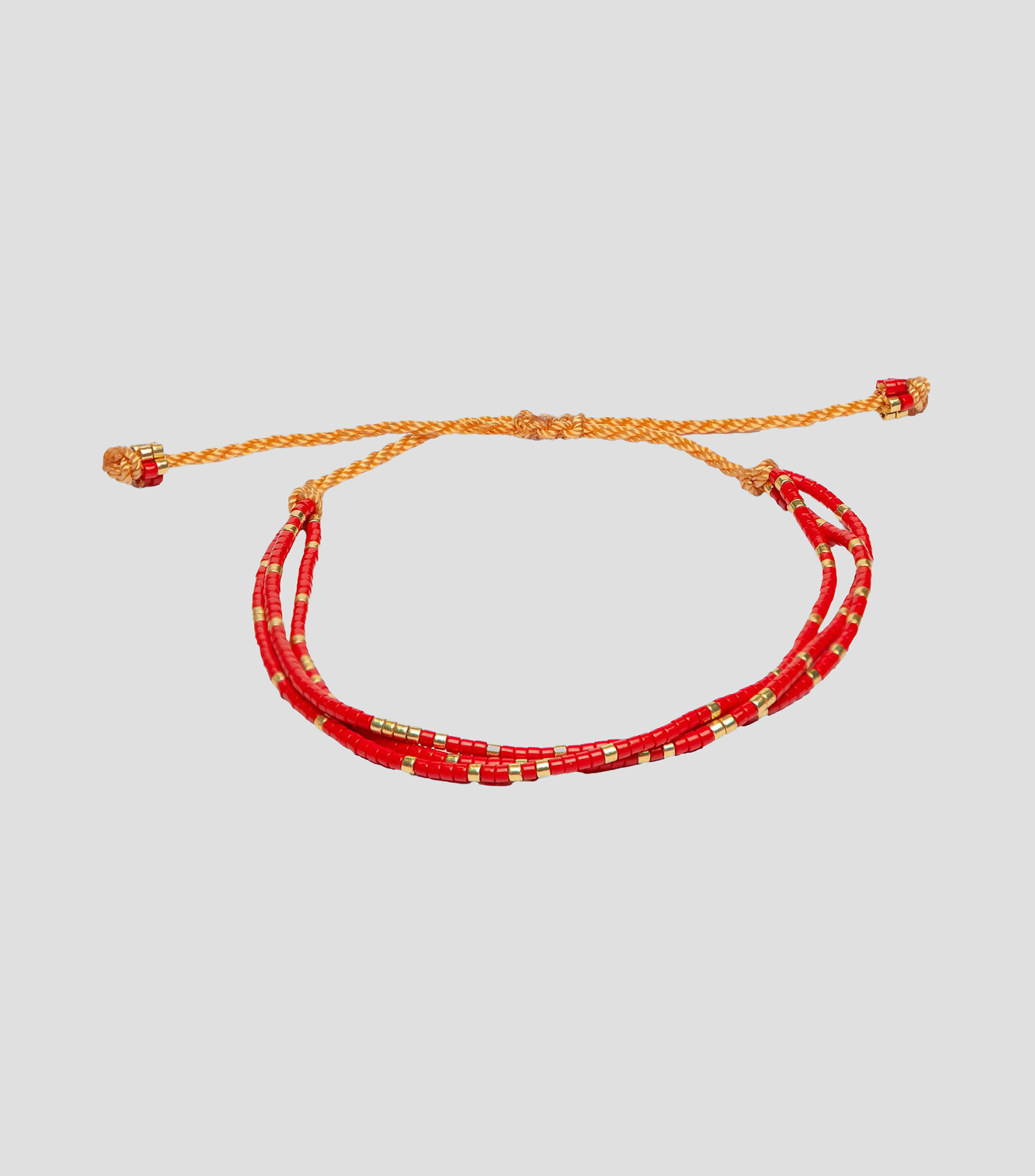 Pulsera de 3 hilos con chaquira Miyuki Mujer