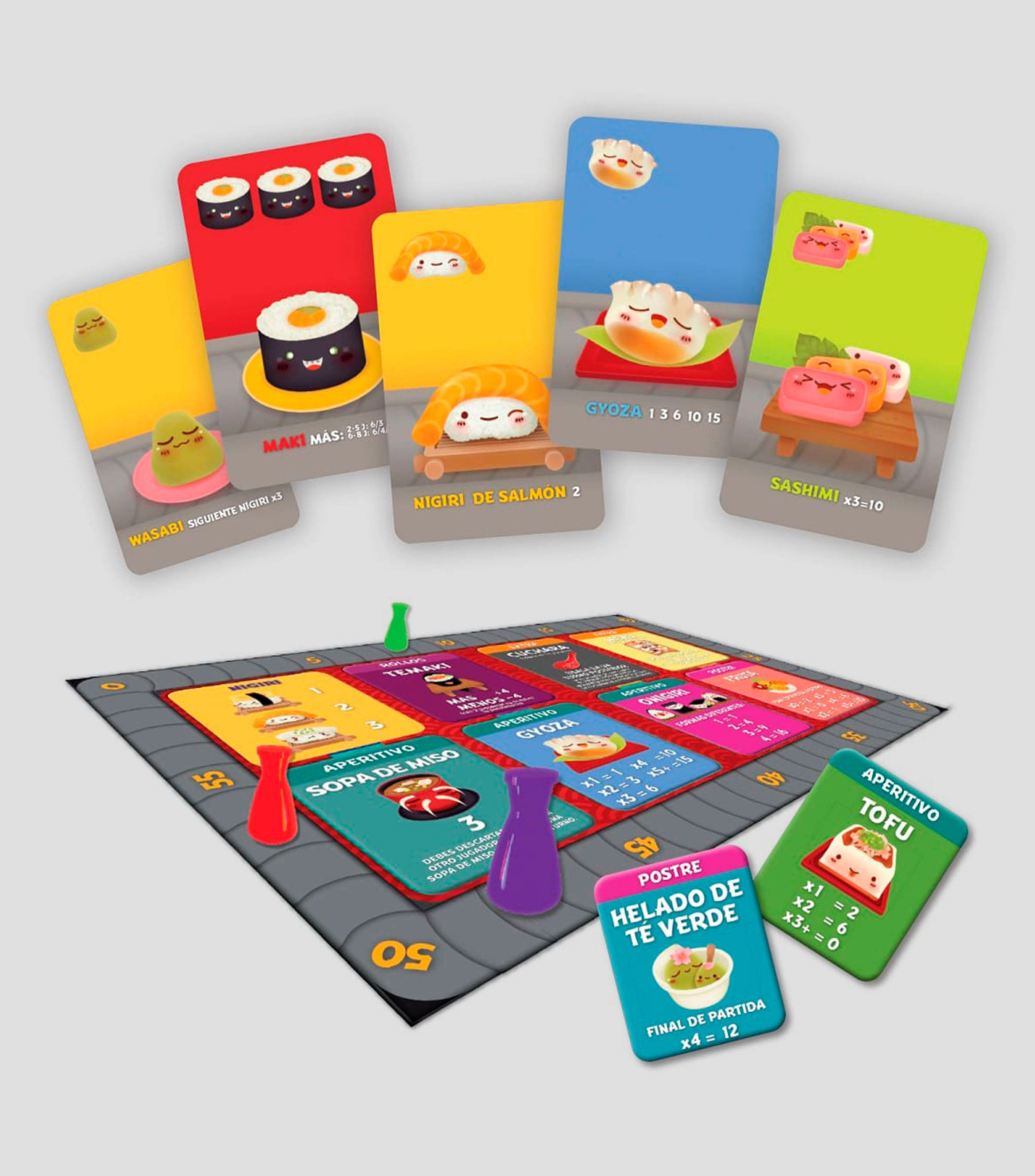 Juego de Mesa Sushi Go Party