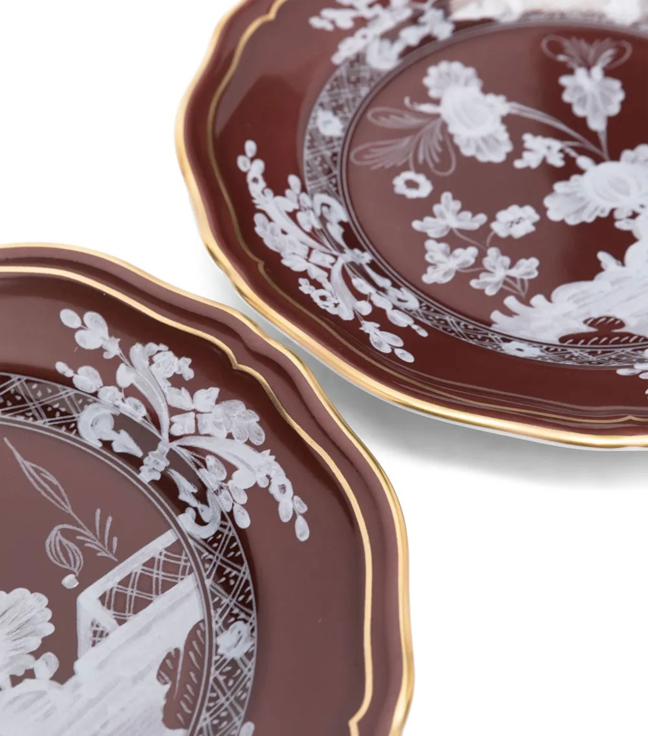 Plato para pan Oriente Italiano con flores