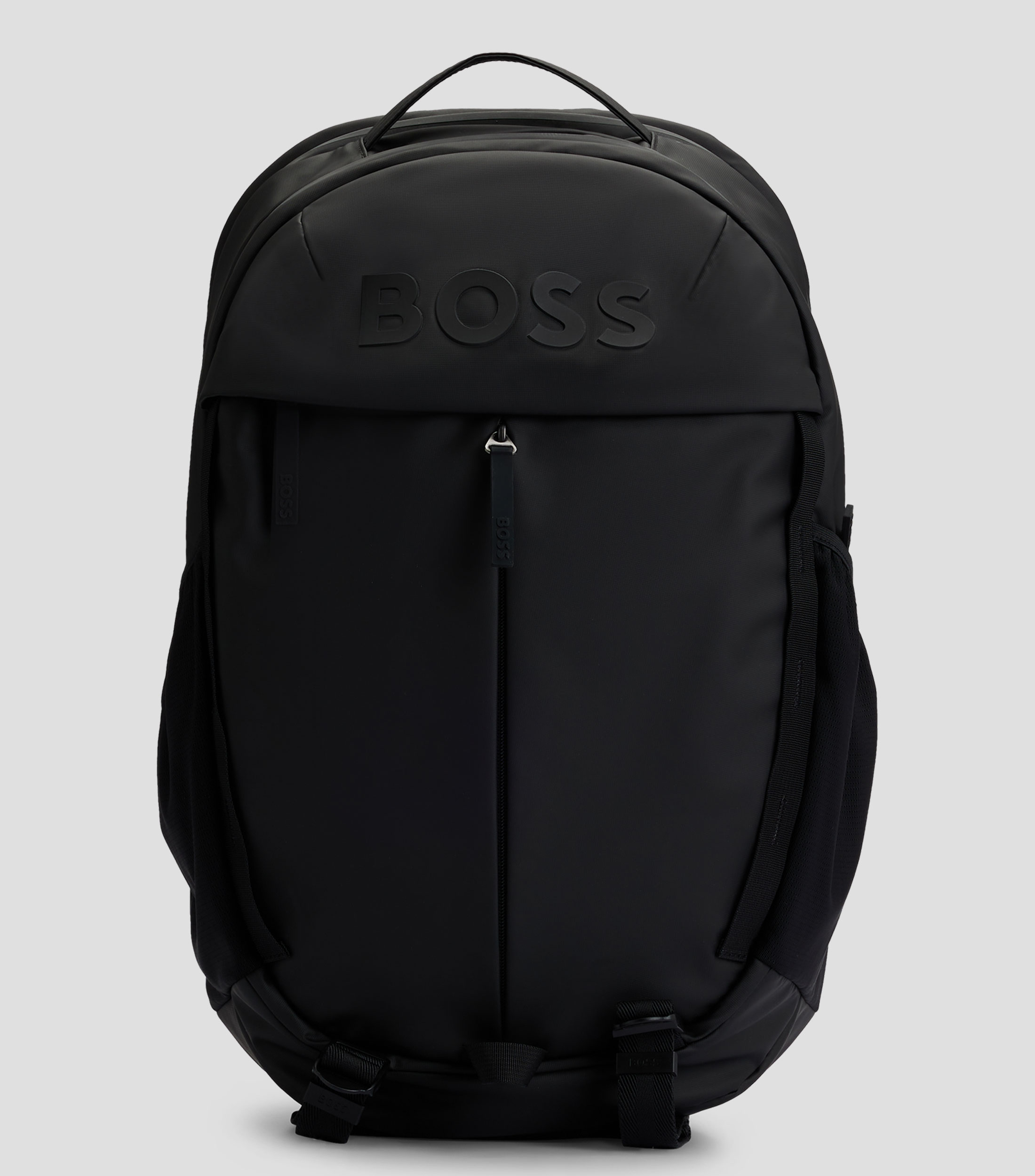 Mochila sintética con detalles del logo Hombre