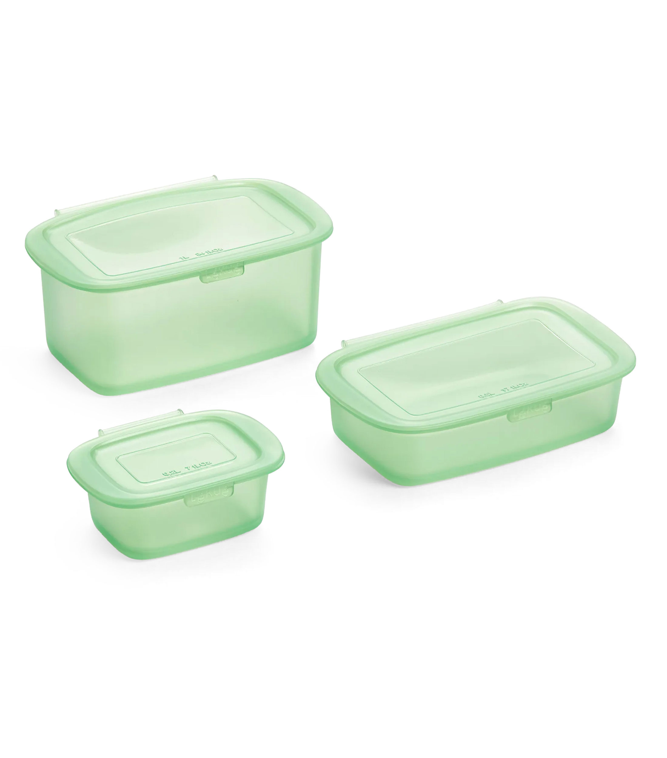 Set 3 Recipientes de Silicon