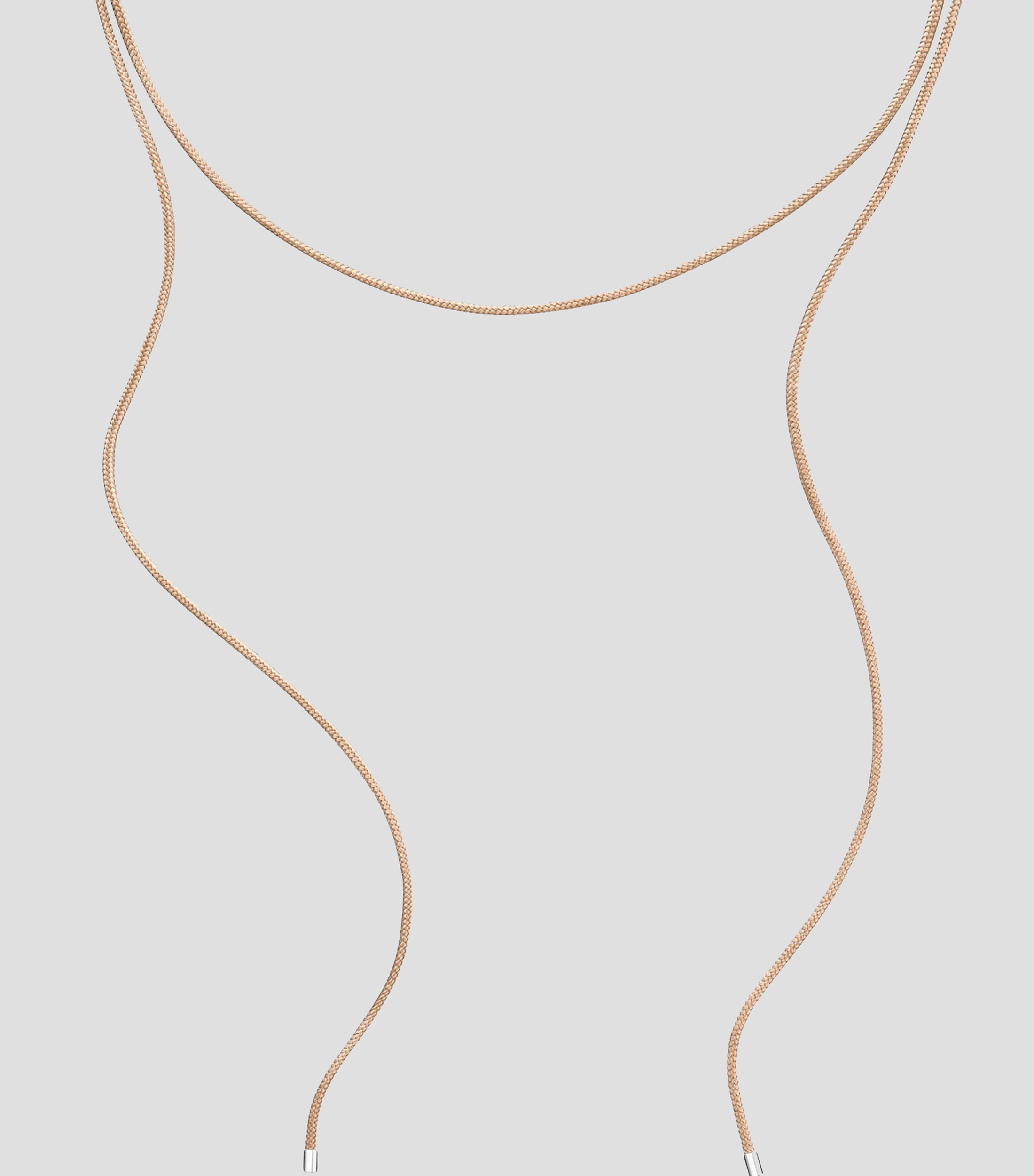 Collar largo en Plata Basics Mujer