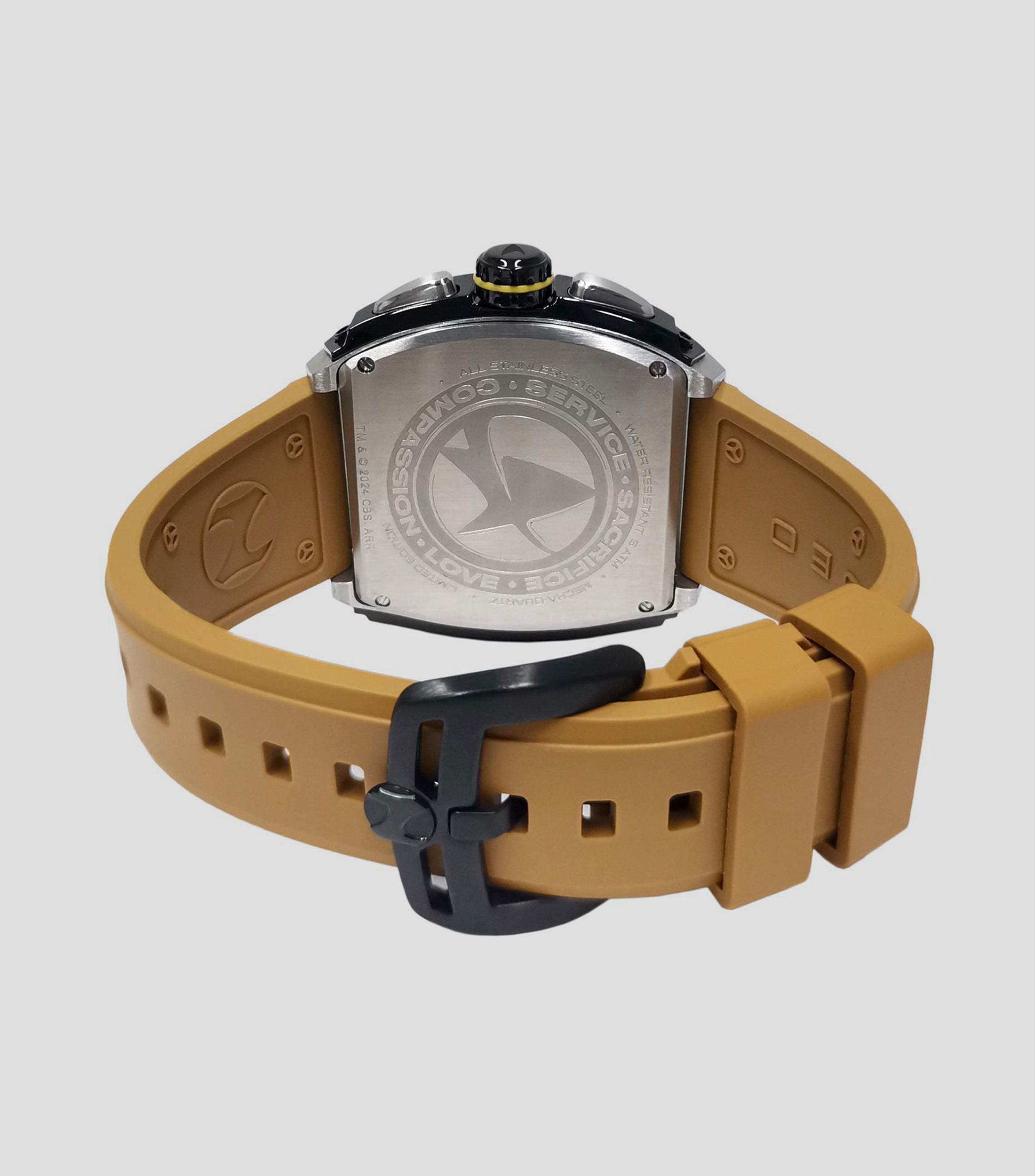 Reloj para hombre Cronógrafo Casual, Plateado, Amarillo